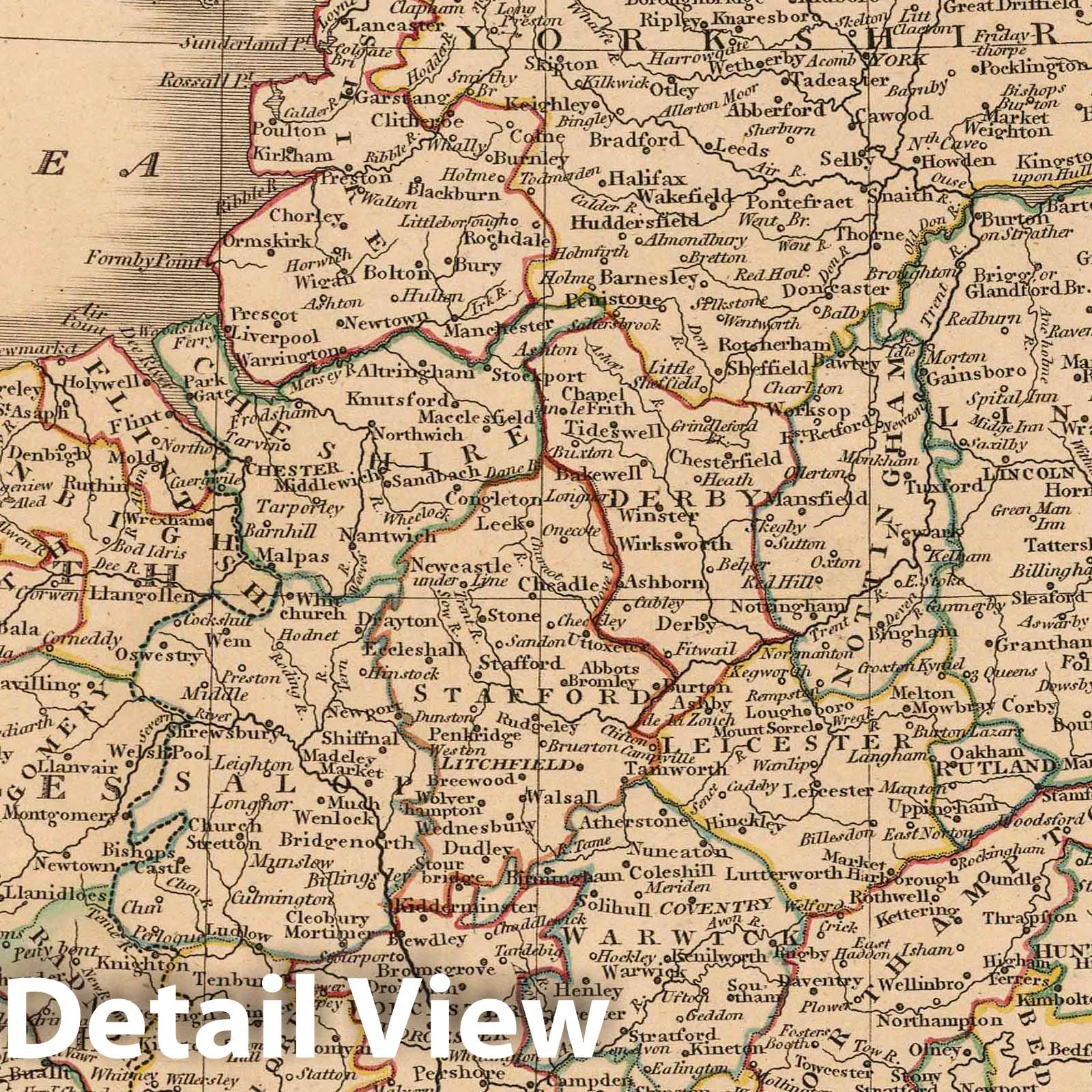 England and Wales, 1808 - Historical Map Print