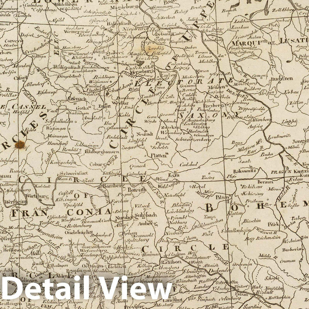 Historic Map : 1811 Empire of Germany and the 13 Cantons of Switzerland. - Vintage Wall Art