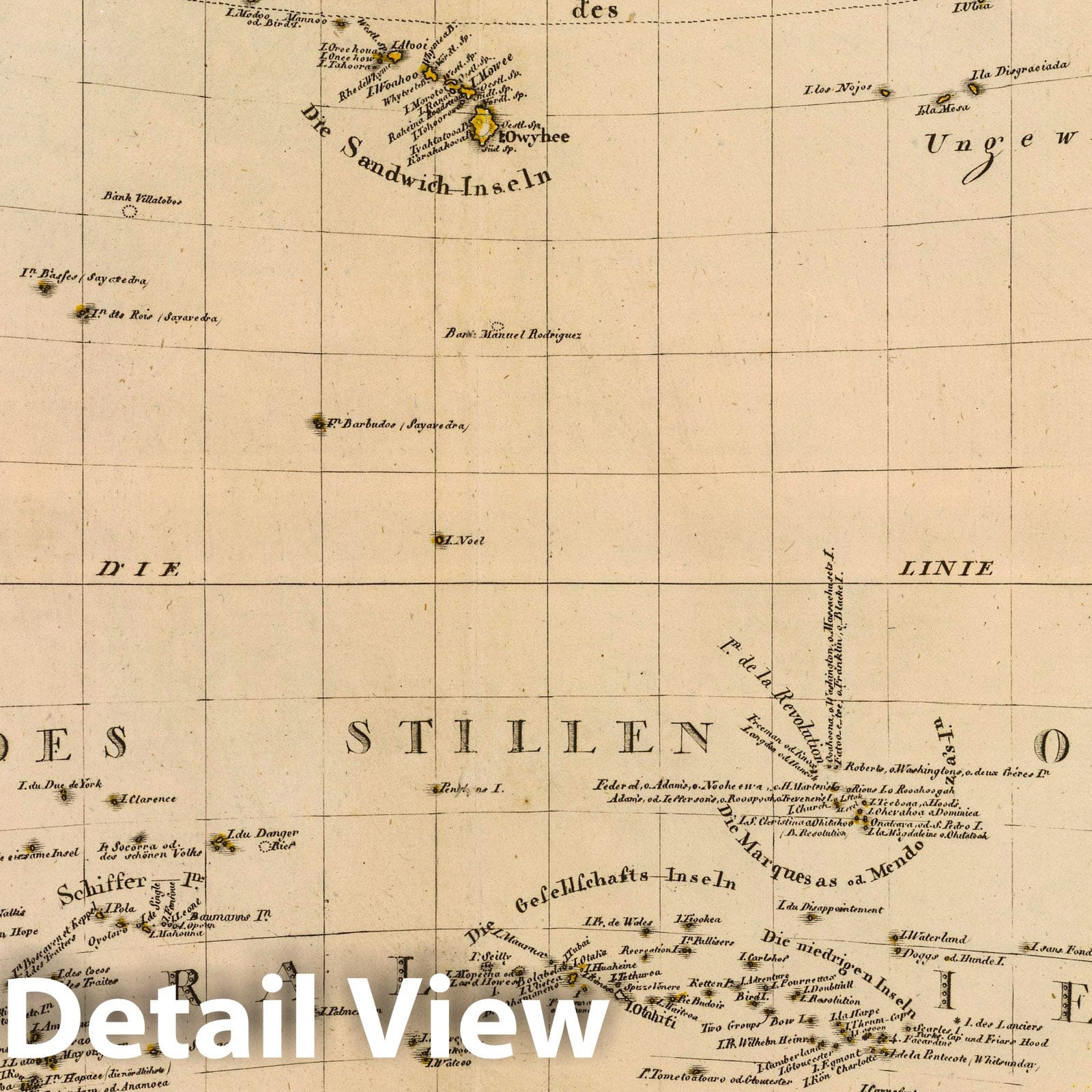 Pacific - River Map, 1803 - Reichard Atlas Plate