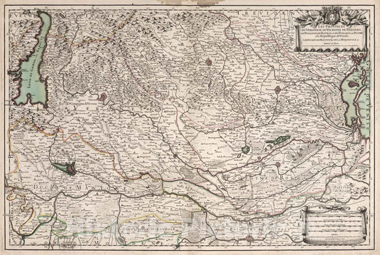 Historic Map : Venice (Italy) 1695 Republique de Venise. , Vintage Wall Art