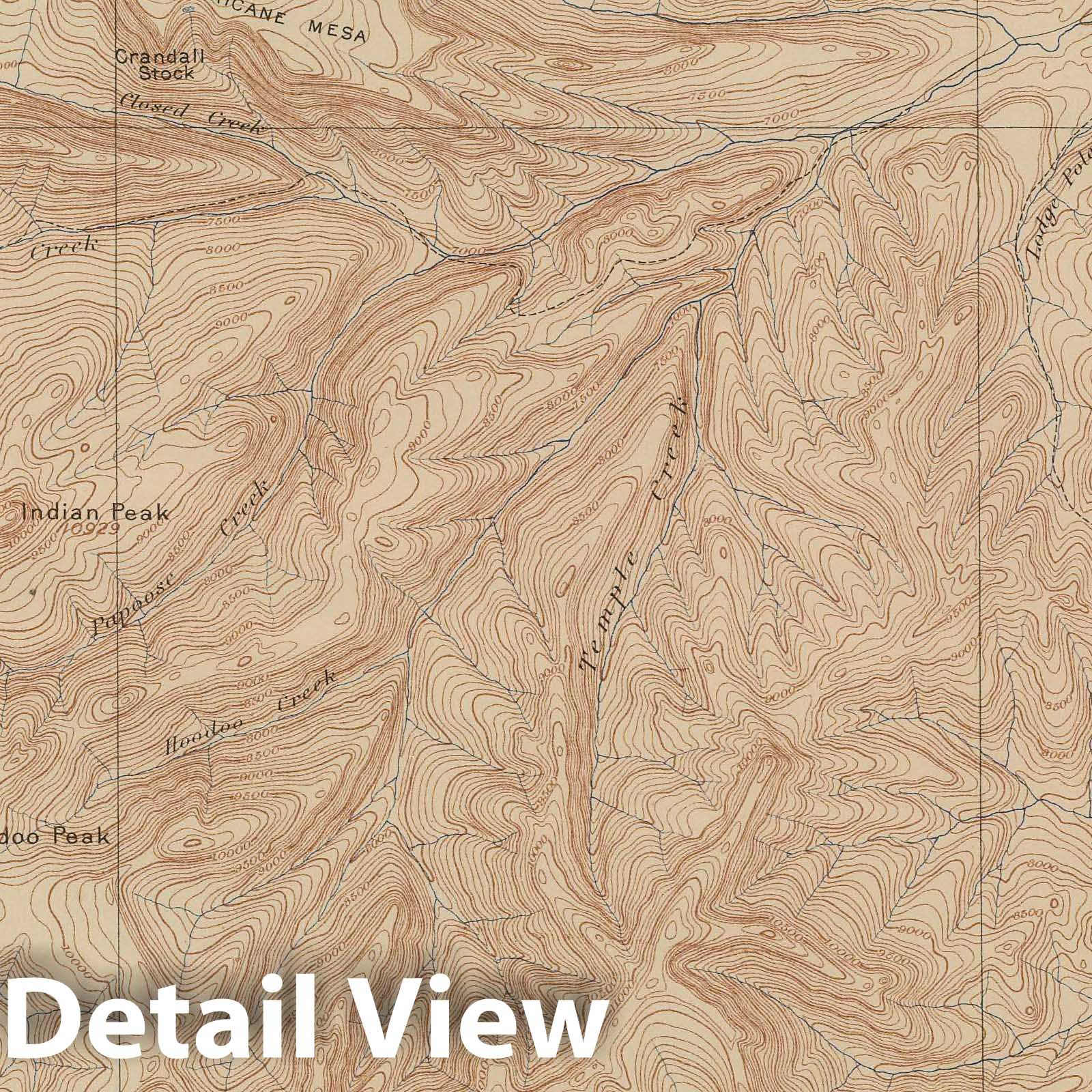 Yellowstone National Park - Crandall Sheet, 1904 - Historical Geological Map Print