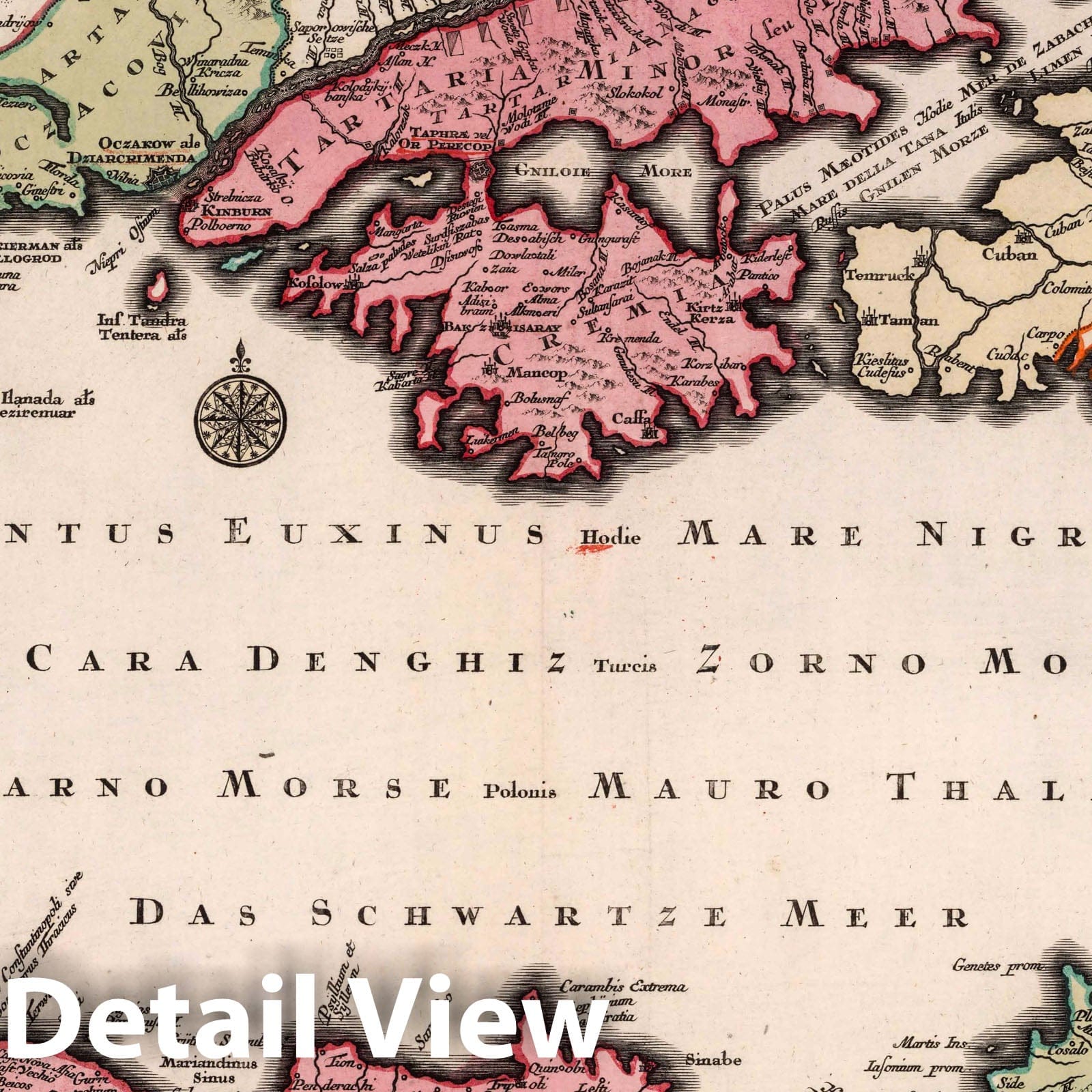 Tartary, 1788 - Hand-Colored Historical Map Print