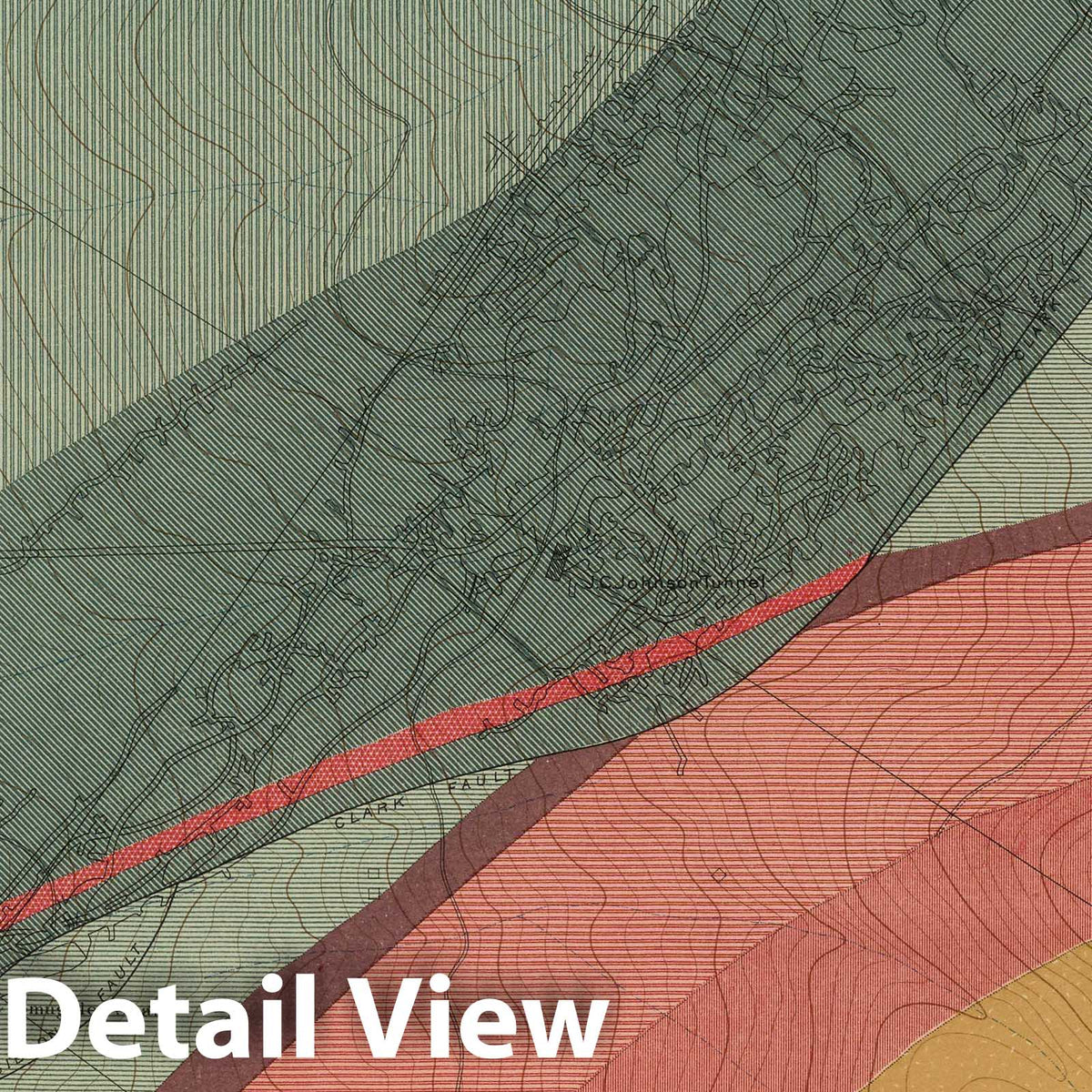 Smuggler Mountain, Aspen, Colorado - Geologic Map, 1898