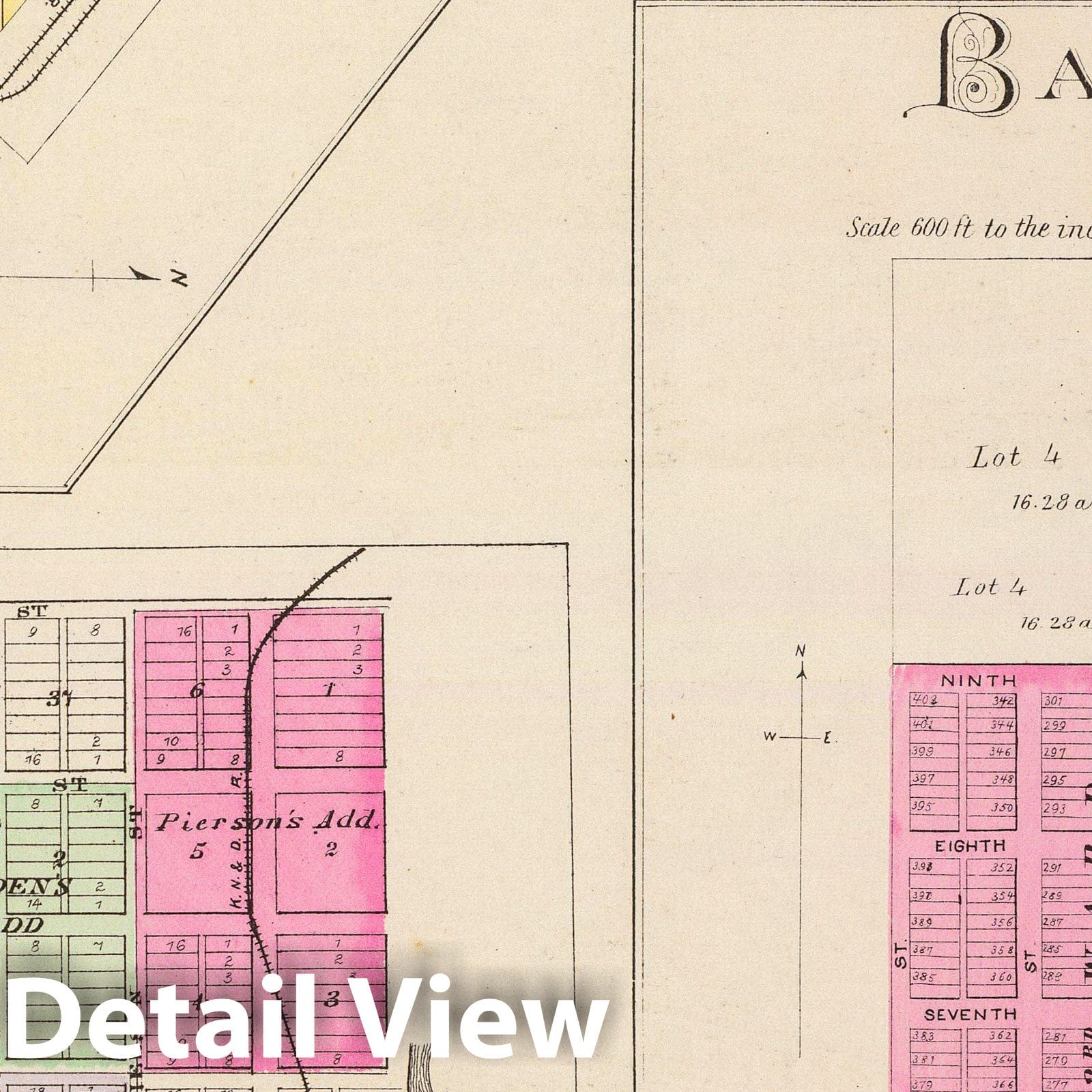 Madison, Waverly, Bacheller, and New Milford, Kansas - 1887 Historical Map Print