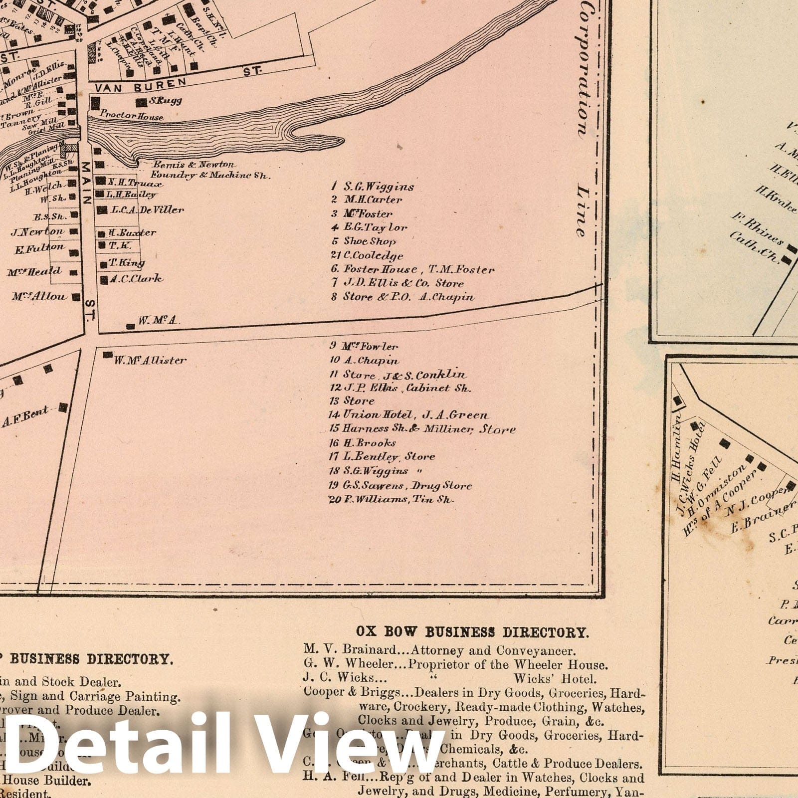 Antwerp, La Fargeville, Ox Bow, Plessis, Jefferson County, New York - Property Map, 1864