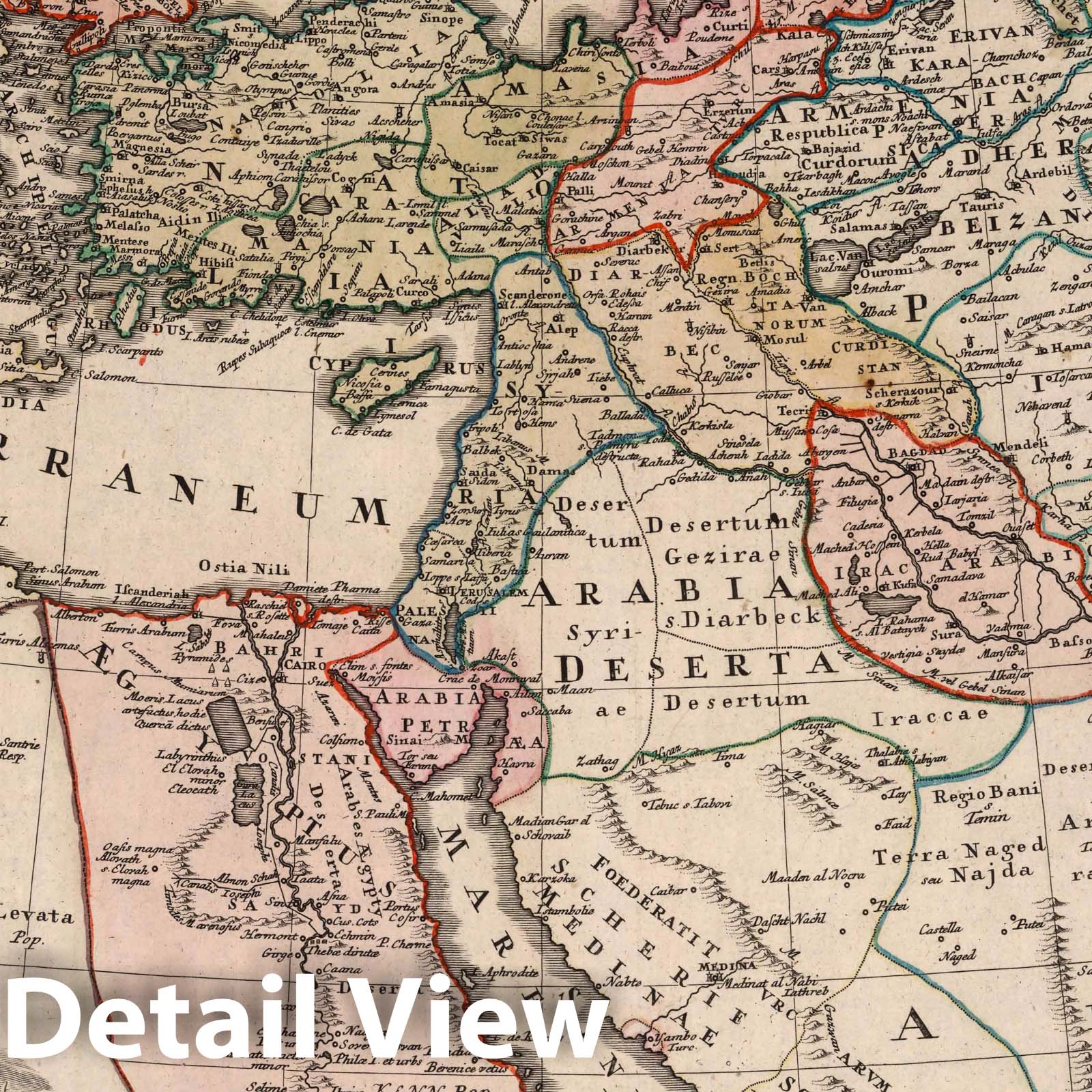 Ottoman Empire: Europe, Asia, and Africa, 1788 - Historical Map Print