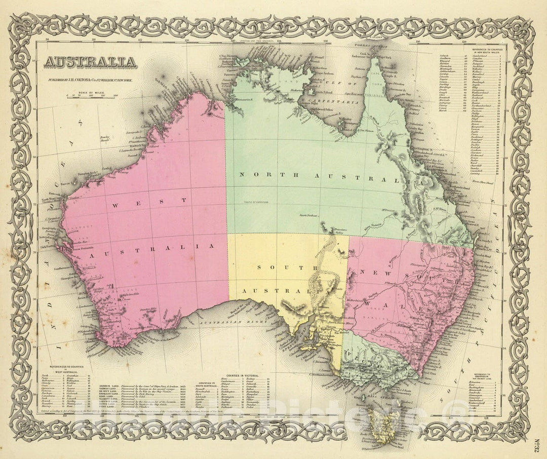 Historic Map : 1856 Austria : Vintage Wall Art