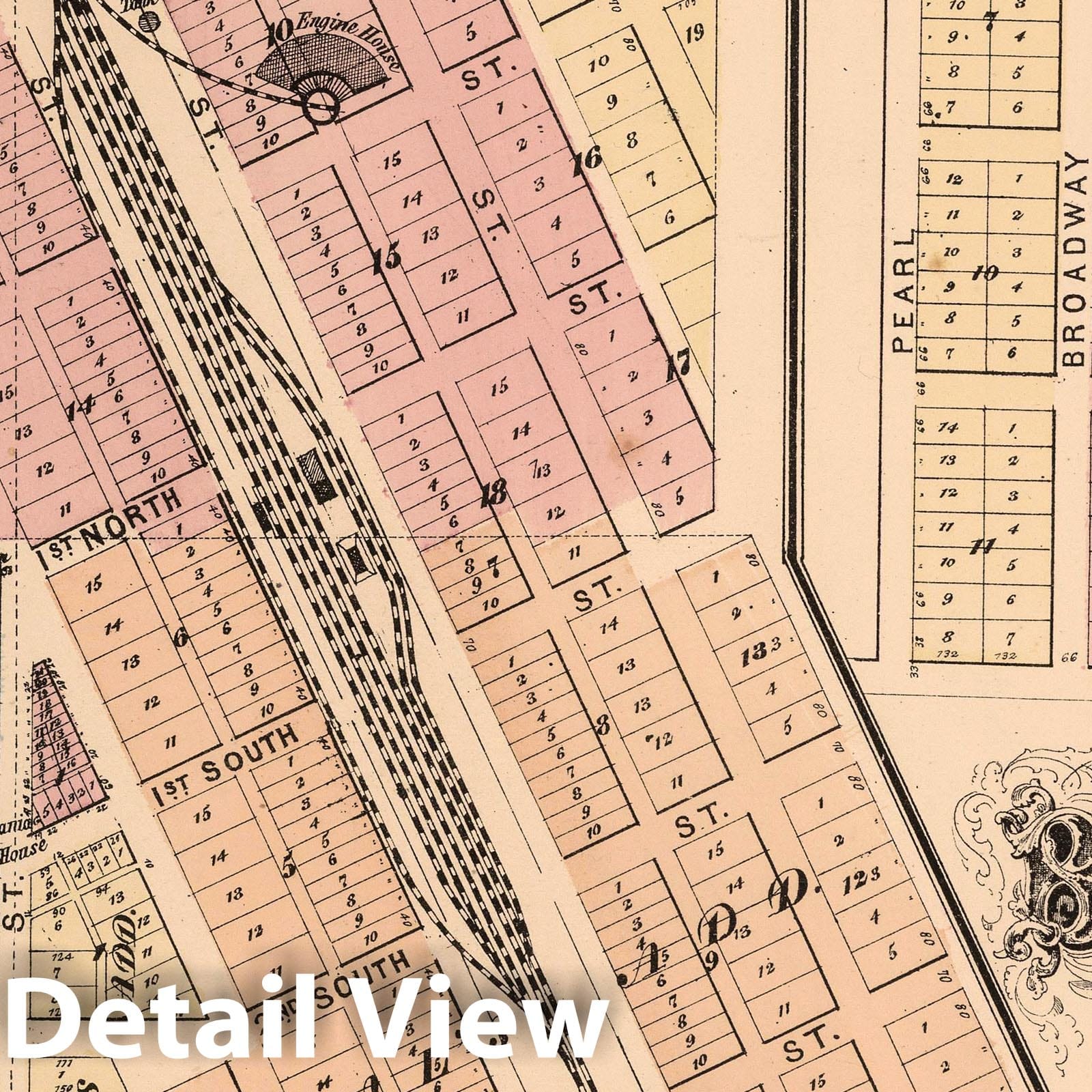 Forreston and Baileyville, Ogle County, Illinois - Property Map, 1872