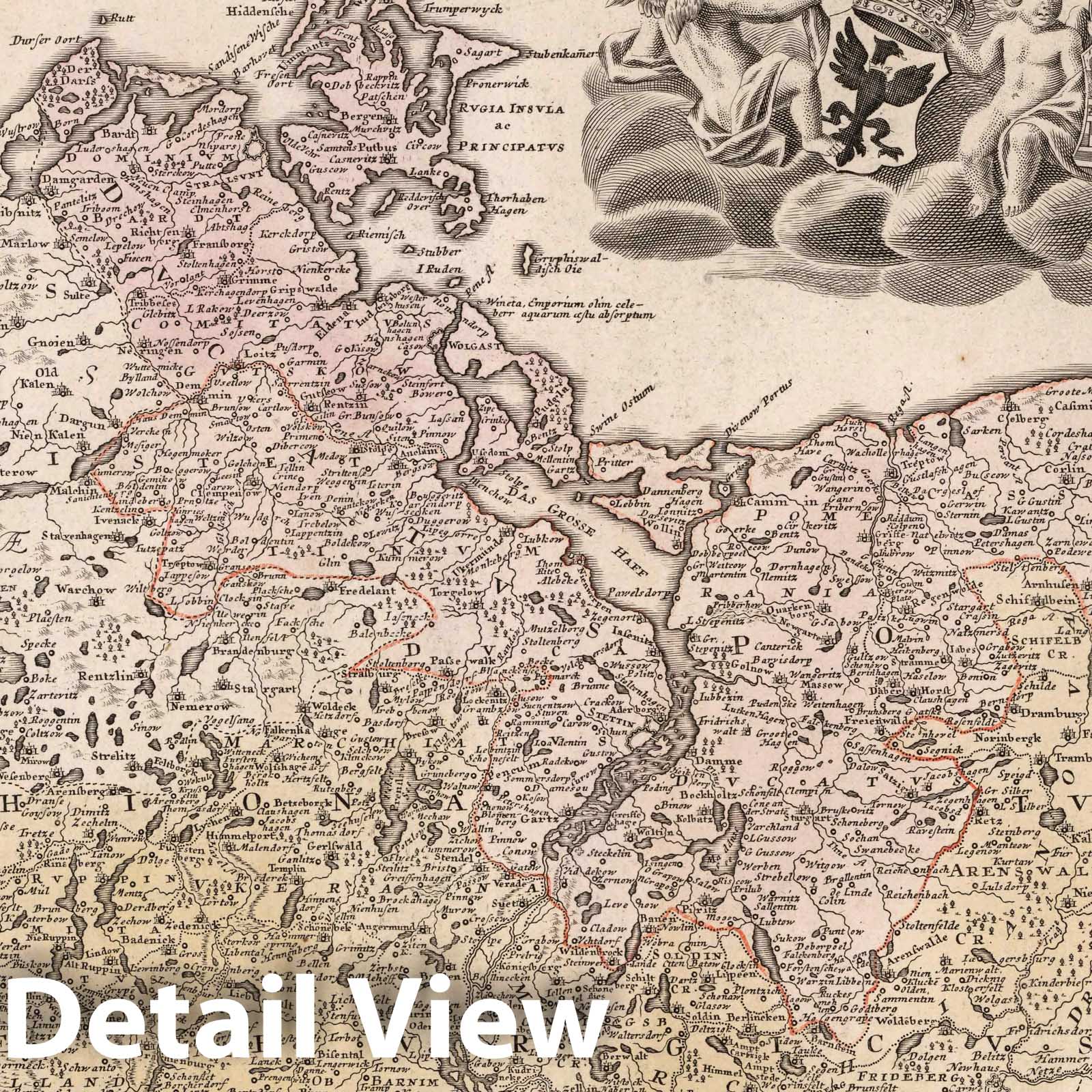 Brandenburg and Pomerania, 1788 - Historical Map Print
