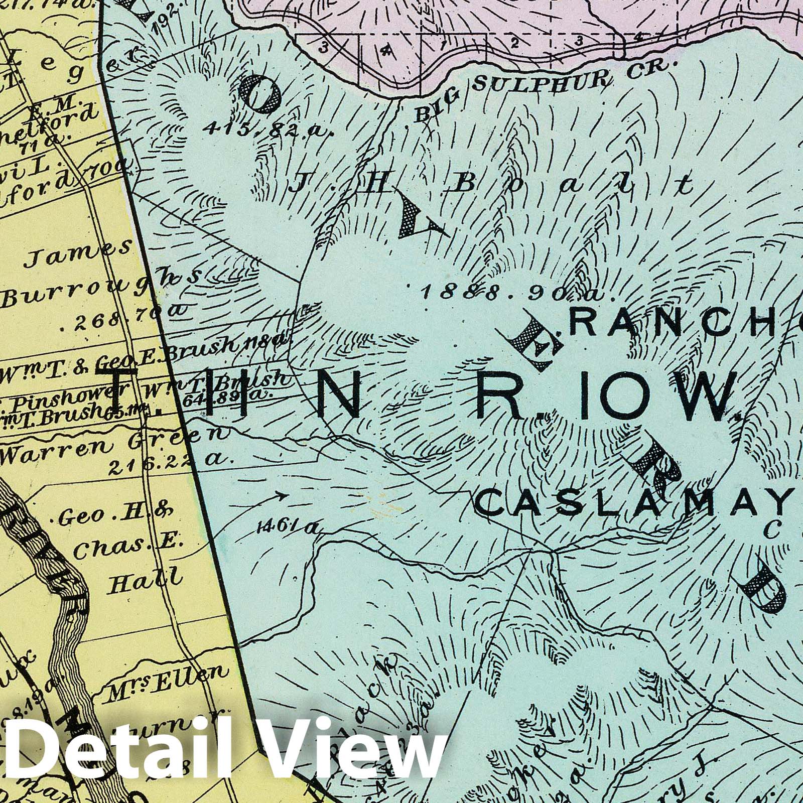 Sonoma County, California - Railroad Map, 1898