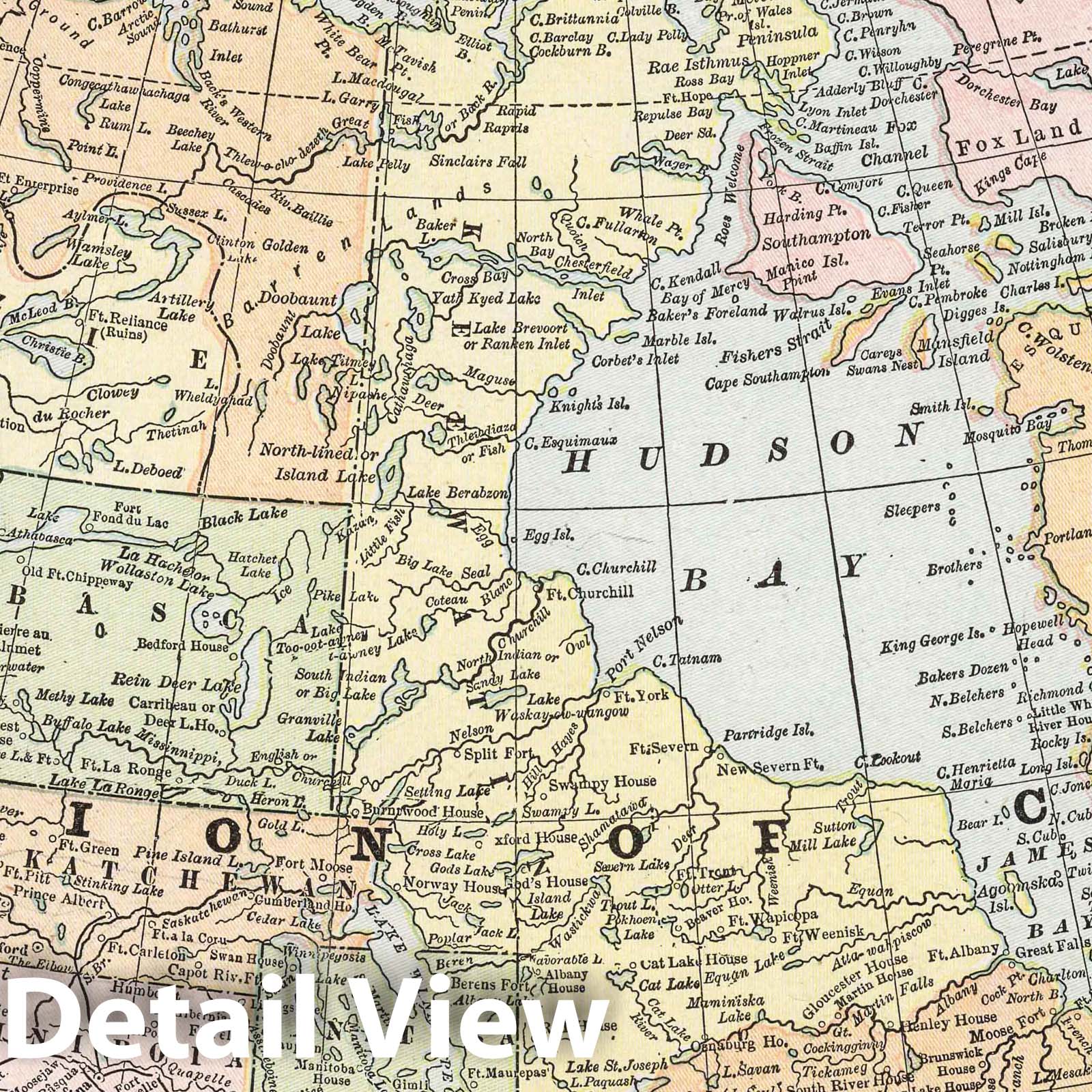 Canada - Road Map, 1901 - Historical Map Print from Cram's Atlas