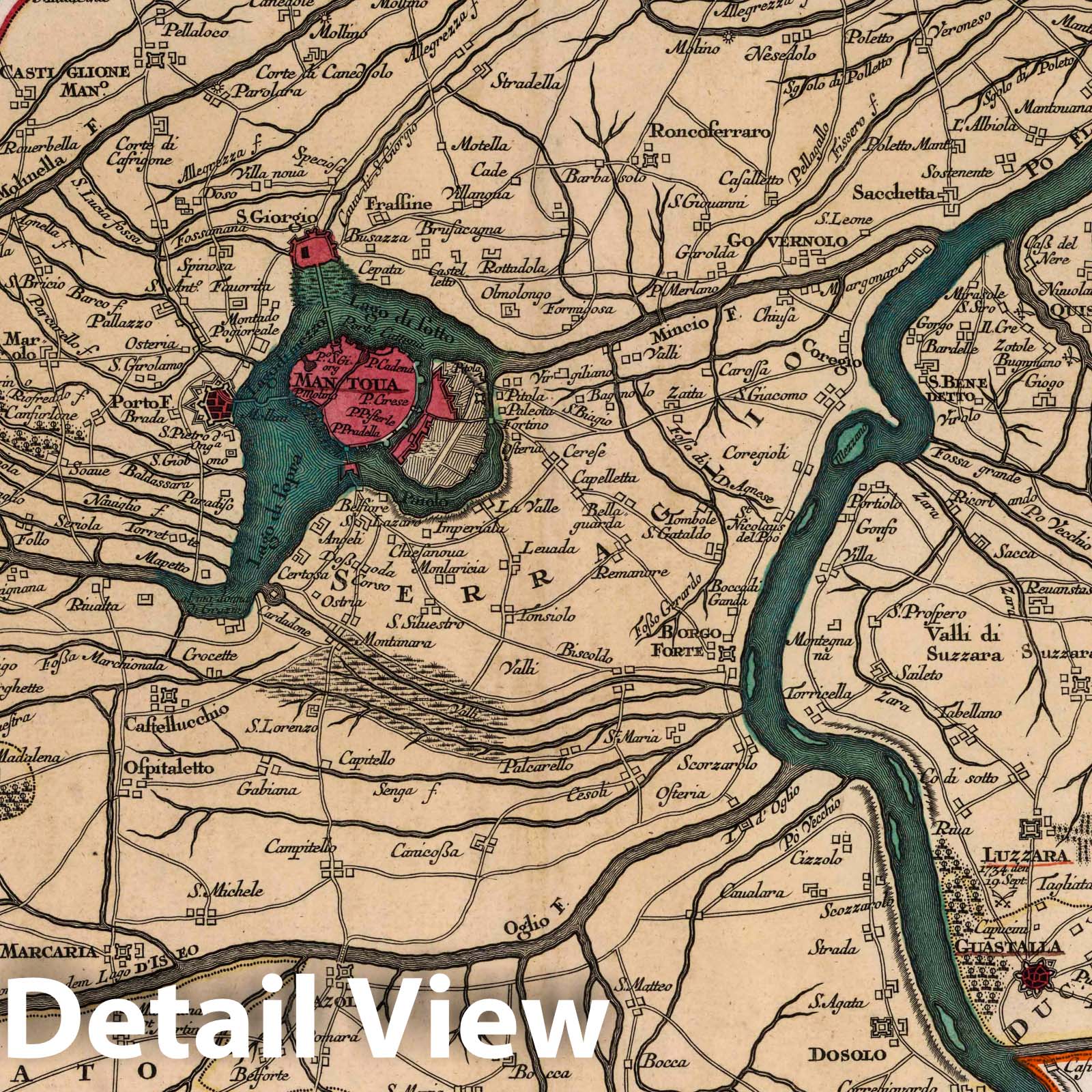 Mantua, 1788 - Historical Map Print