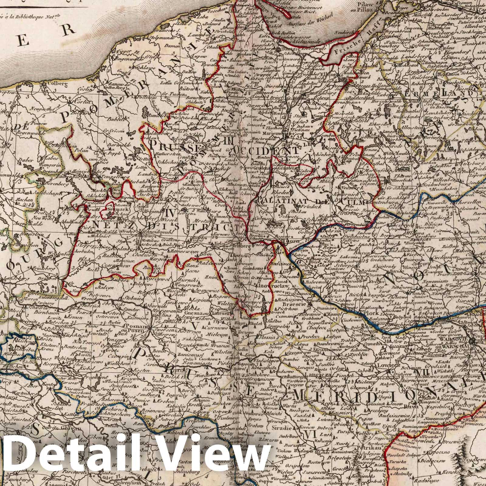 Prussia, 1797 - Historical Map Print