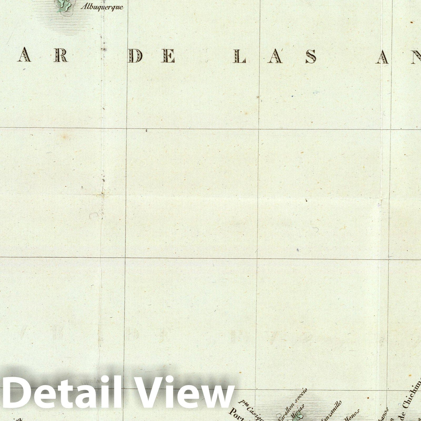 Isthmus of Panama - Military Map, 1827 - Historical Map Print