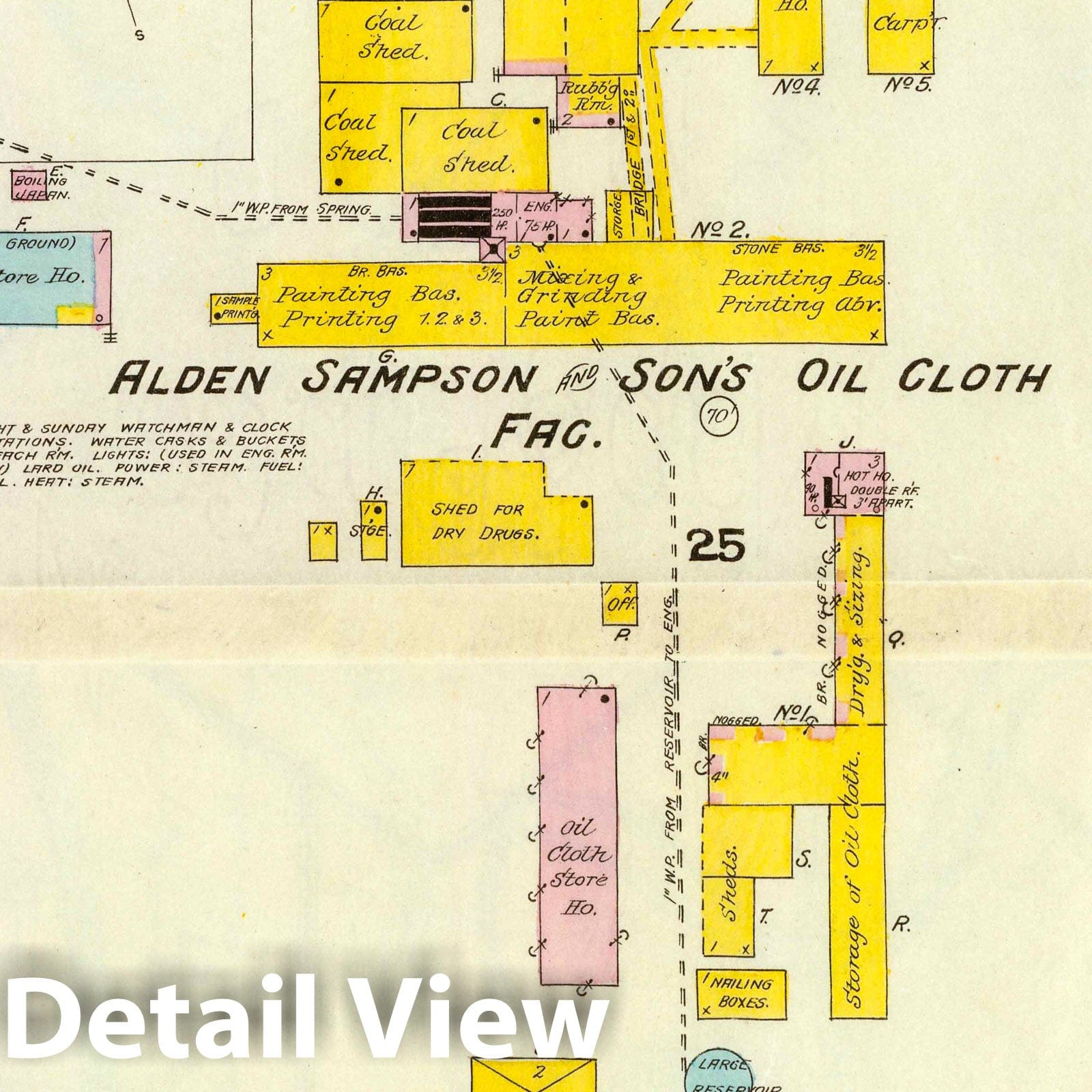 Hallowell, Maine Fire Insurance Map - Plate No. 2, 1890