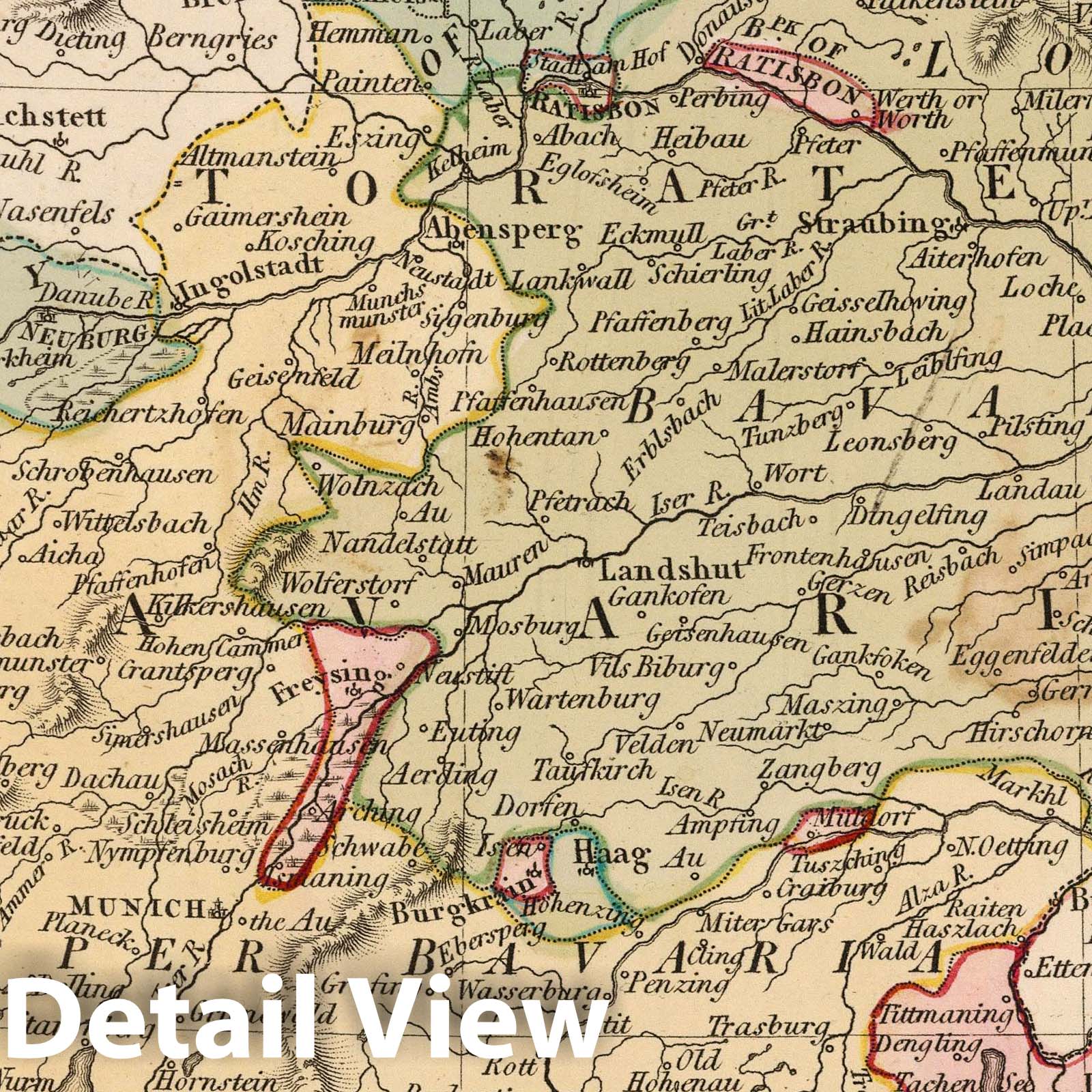 Bavaria, 1806 - Historical Map Print