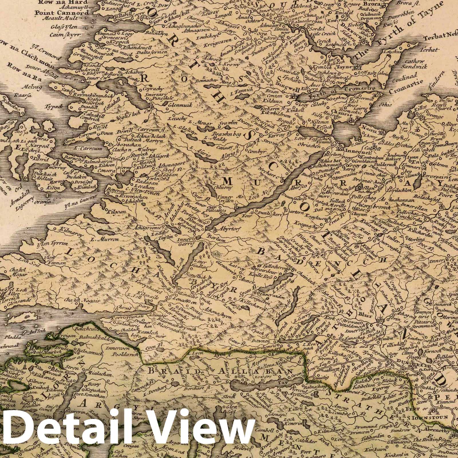 Scotland, 1788 - Historical Map Print from Composite Atlas