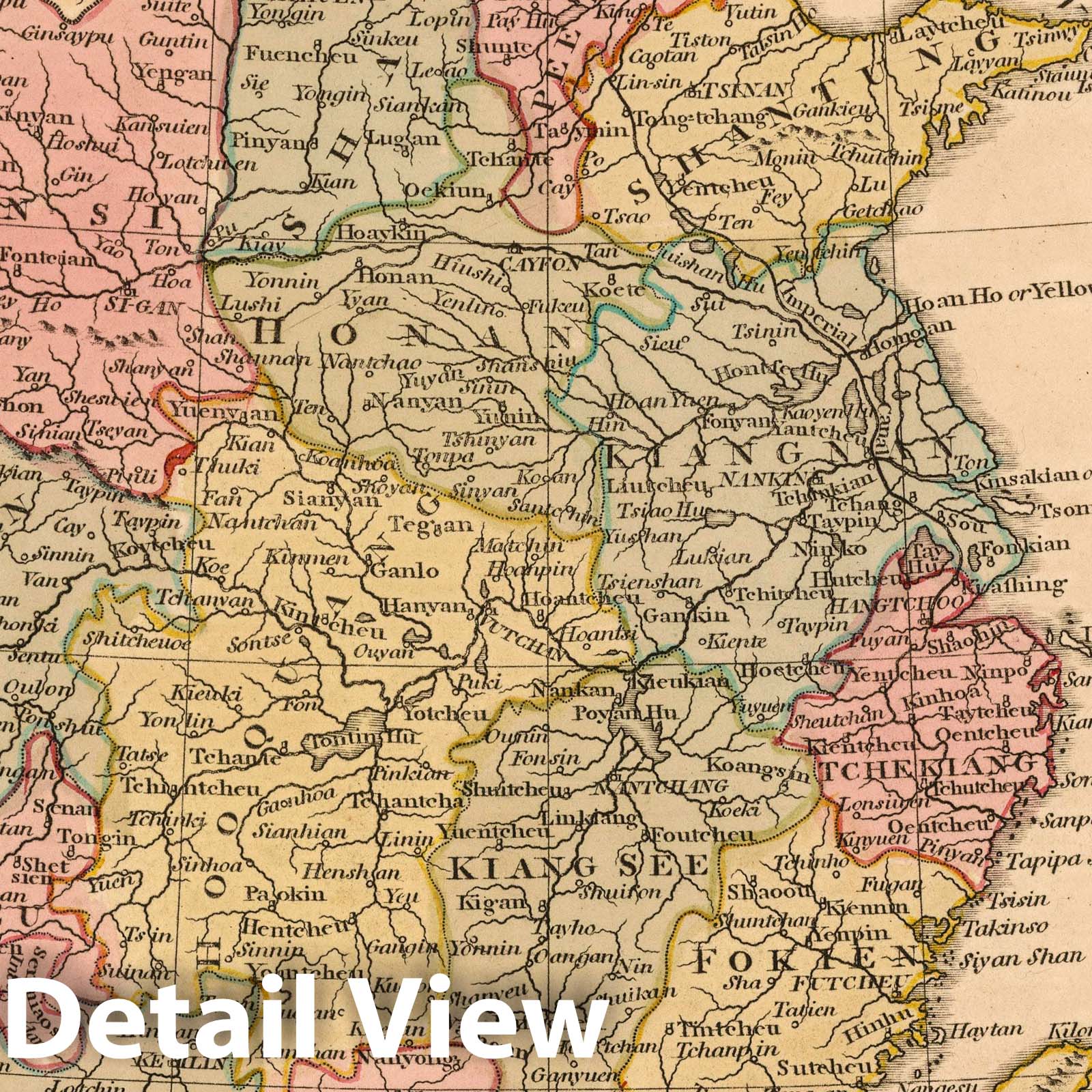 China, 1801 - Historical Map Print from Wilkinson's Atlas