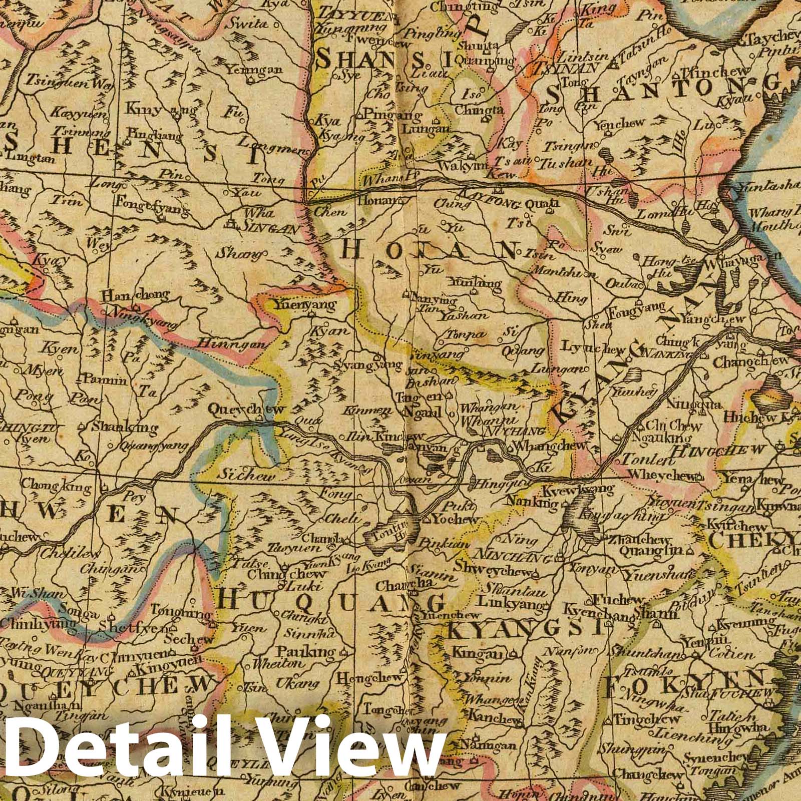 China, 1814 - Historical Map Print from Carey's General Atlas