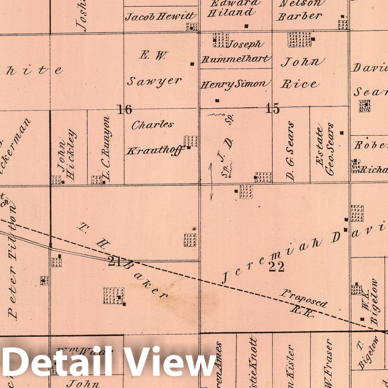 Scott Township, Ogle County, Illinois - Property Map, 1872