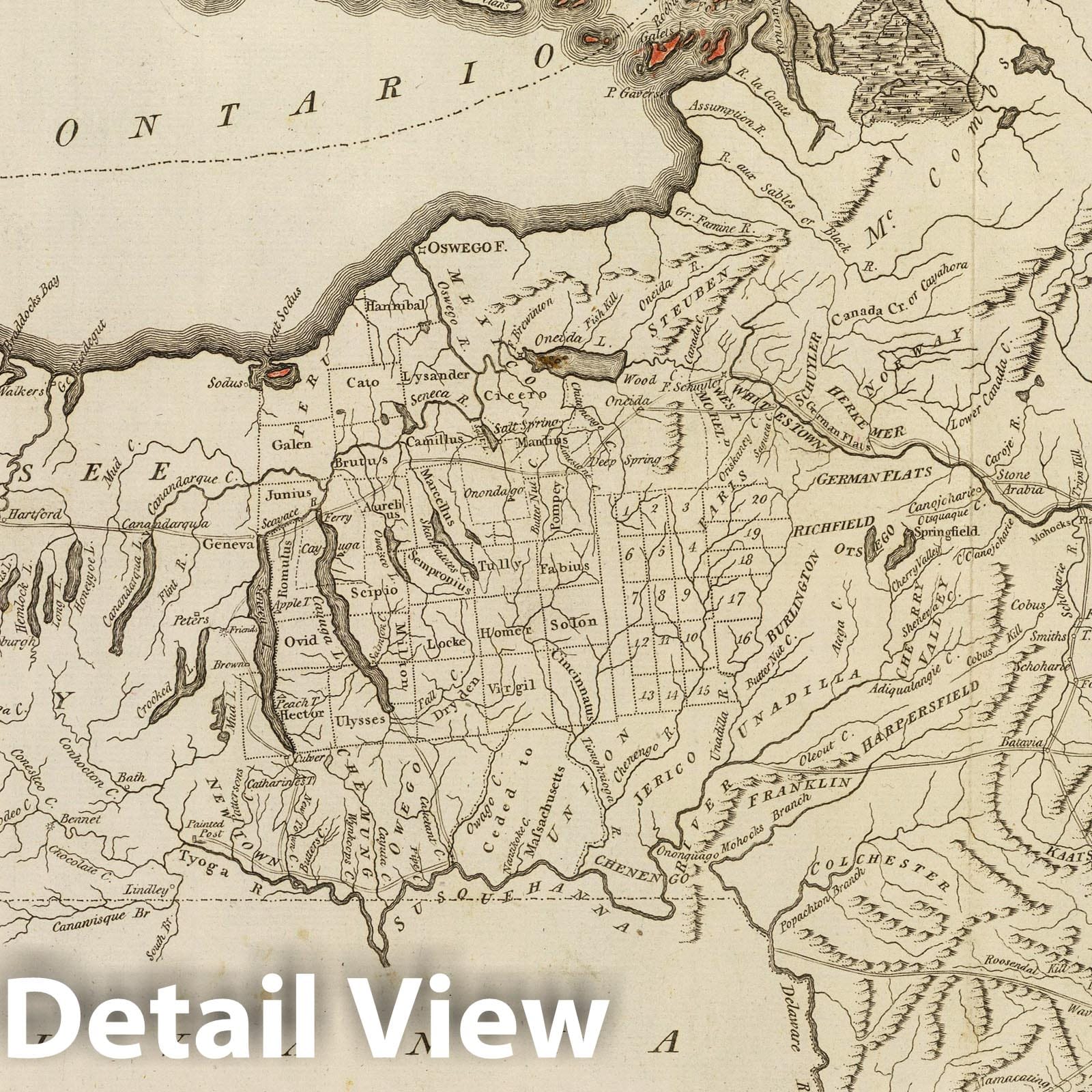 New York 1811 Historical Map Print