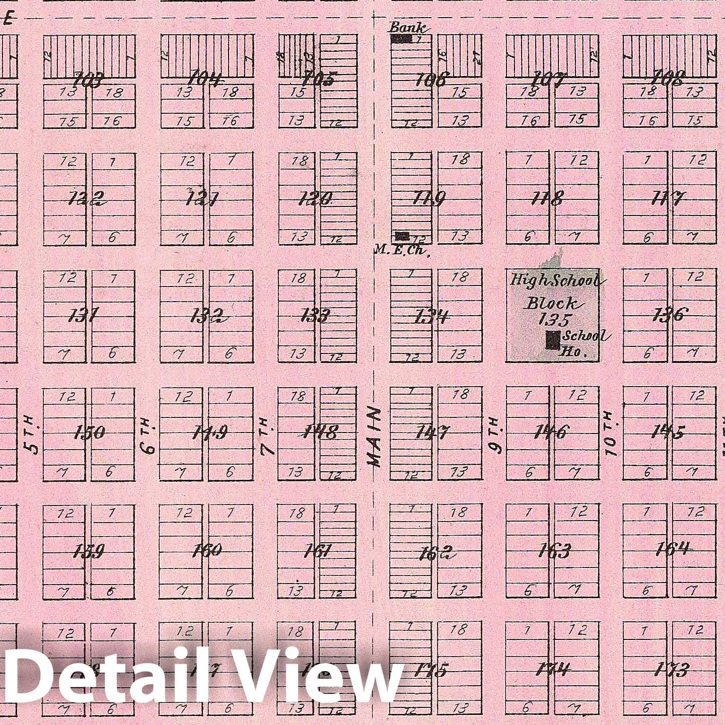 Colby and Tribune, Kansas - Military Map, 1887 - Historical Map Print