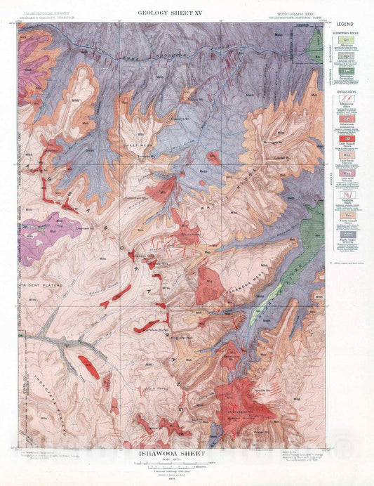 Historic Map : 1904 Ishawooa Sheet. v2 - Vintage Wall Art