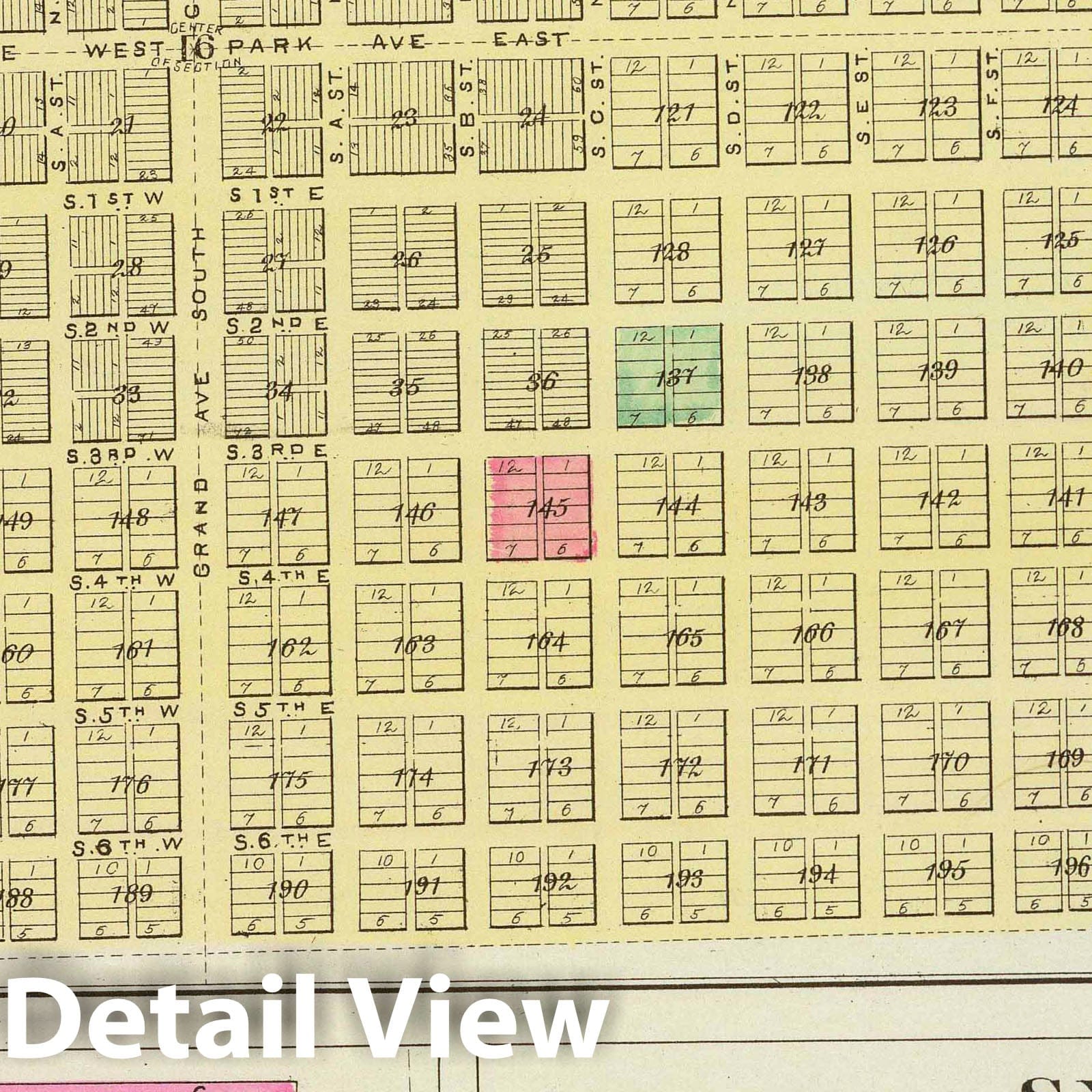 West Plains, Meade County and Reno County, Kansas - 1887 Historical Map Print