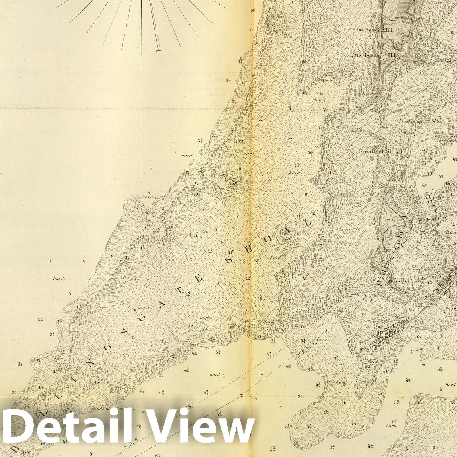 Wellfleet Harbor, Massachusetts - Nautical Chart, 1853