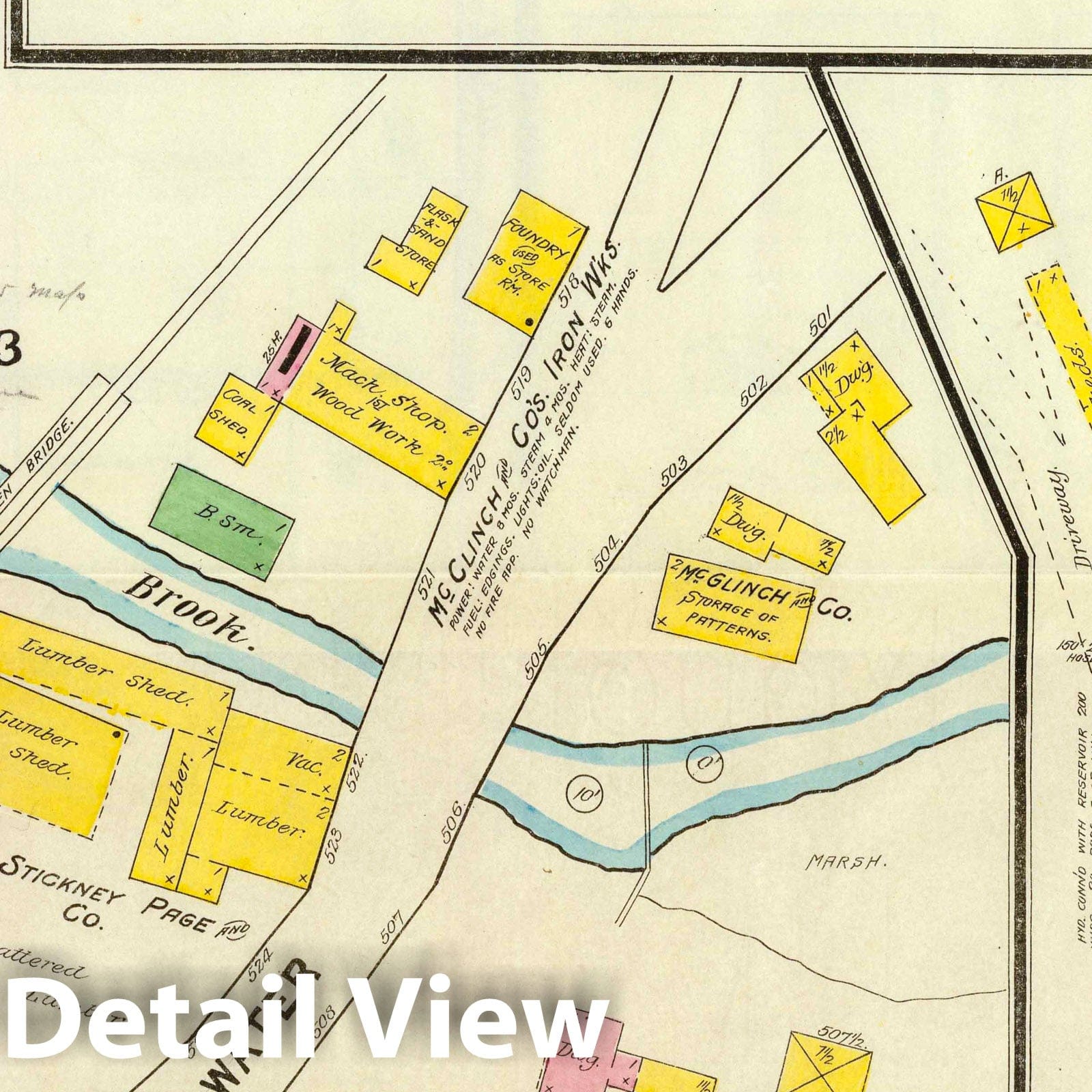Hallowell, Maine Fire Insurance Map - Sheet 6, 1890