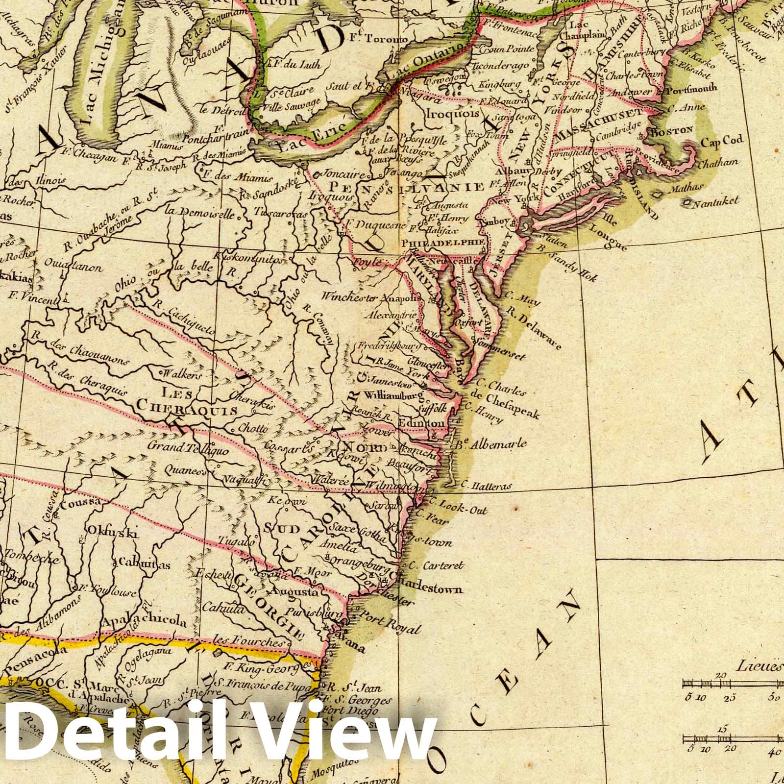 Northern North America: Canada, Louisiana, Labrador, Greenland, United States, and Florida - Military Map, 1783