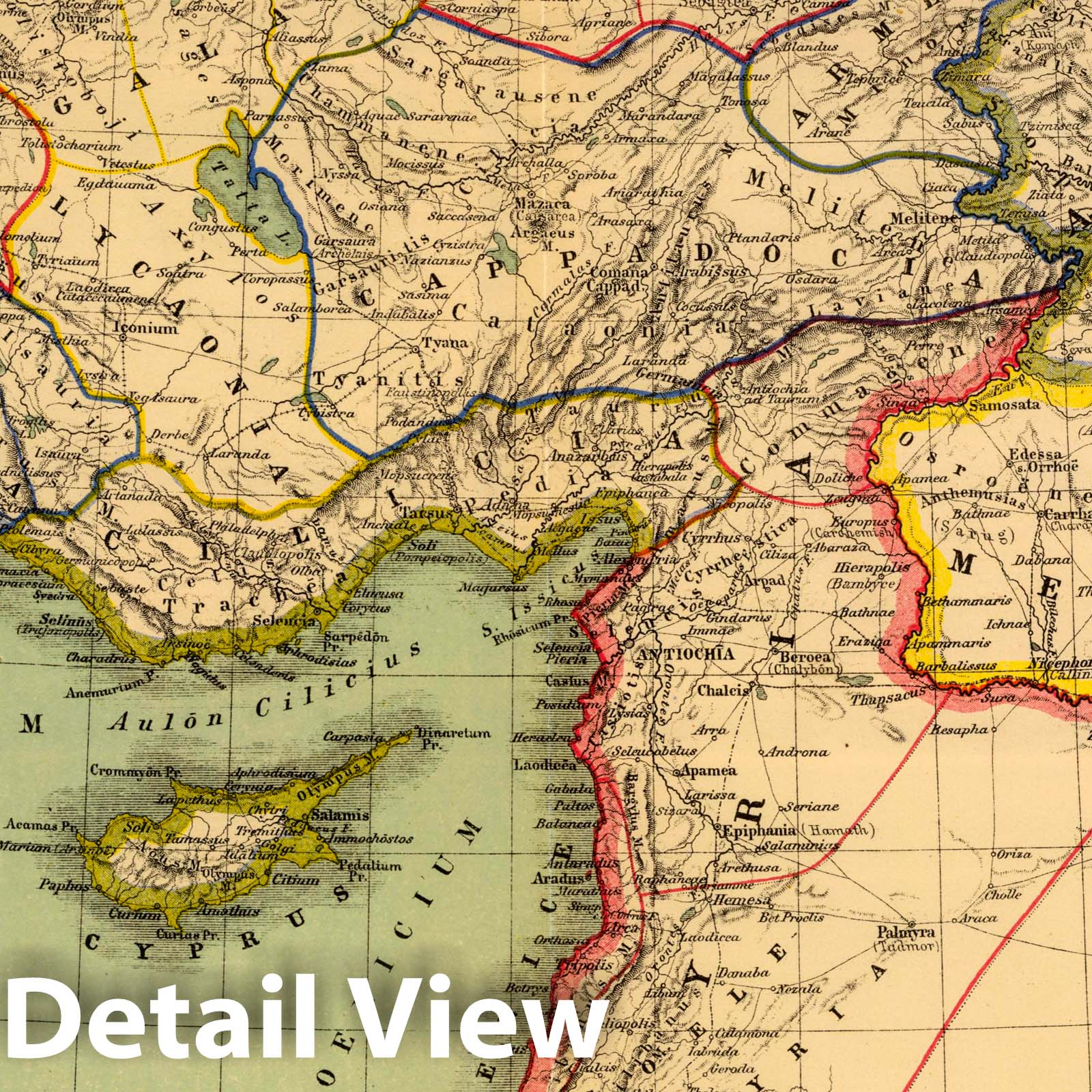 Western Asia (Classical), 1903 - Historical Map Print