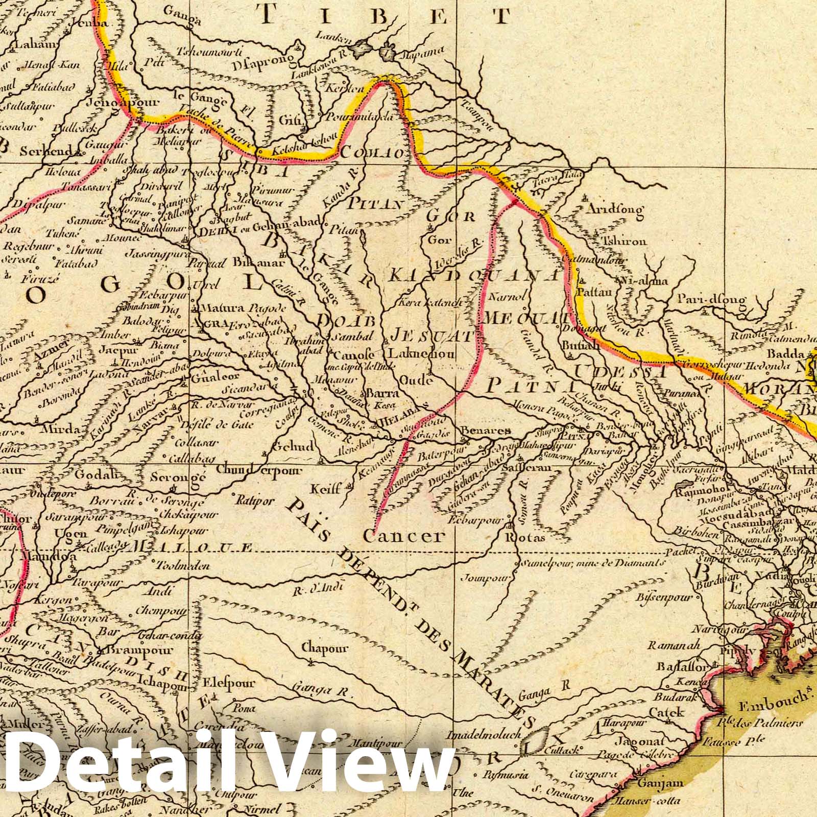 East Indies - Sheet 1, 1771 Historical Map Print