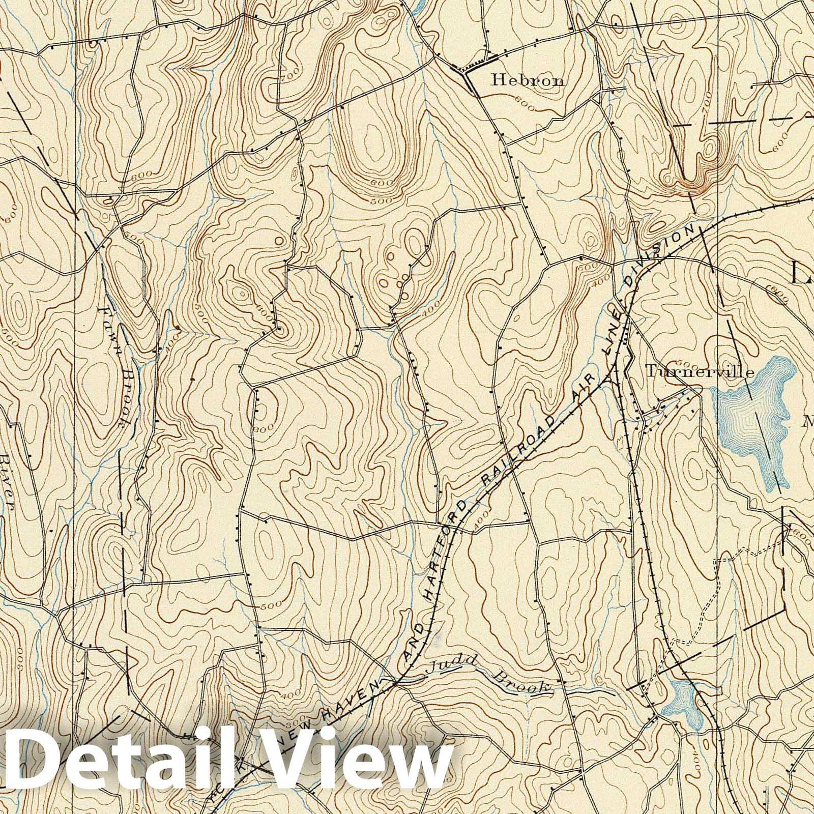 Gilead, Connecticut - Topographic Map Plate No. 20, 1893
