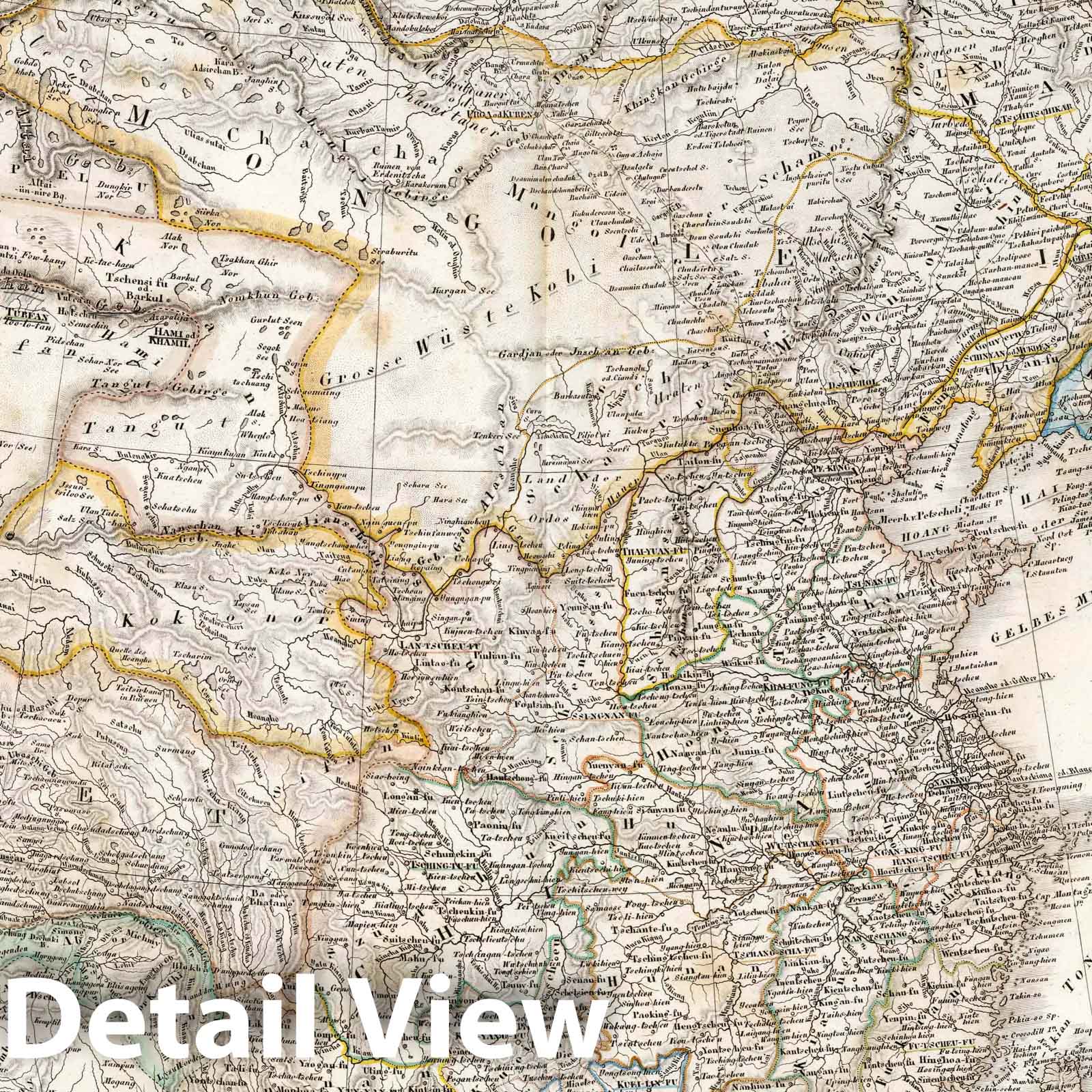 Chinese Empire and Japan, 1832 - Historical Map Print