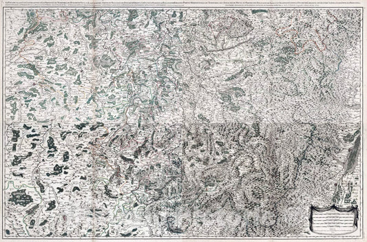 Historic Map : Toulois , France 1699 Composite Map: Le Toulois. , Vintage Wall Art