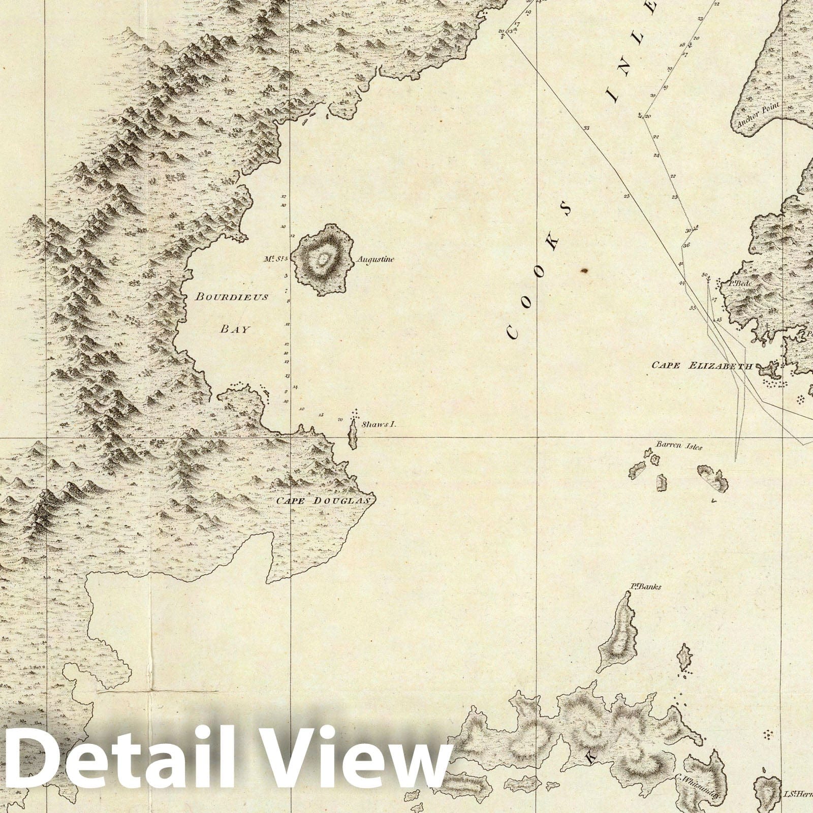 1798 Nautical Chart, Northwest America Coast - Historical Map Reproduction
