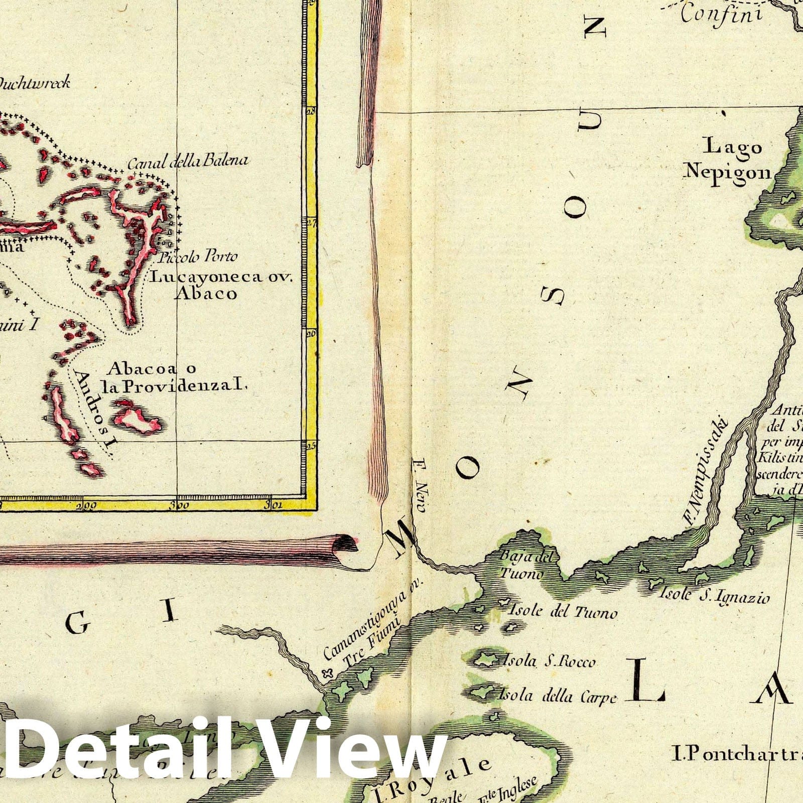 American Revolution: Lake Superior, Florida - Military Map, 1778
