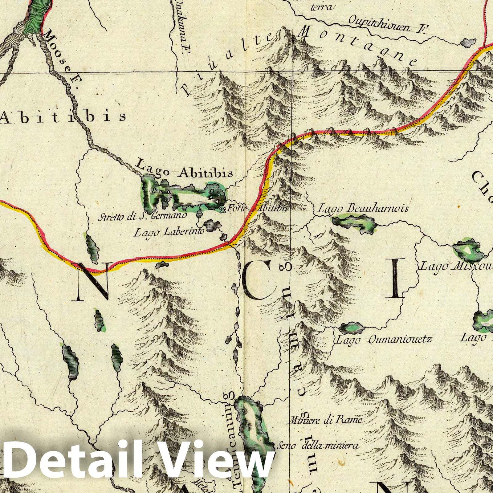 American Revolution: Western Canada - Military Map, 1778