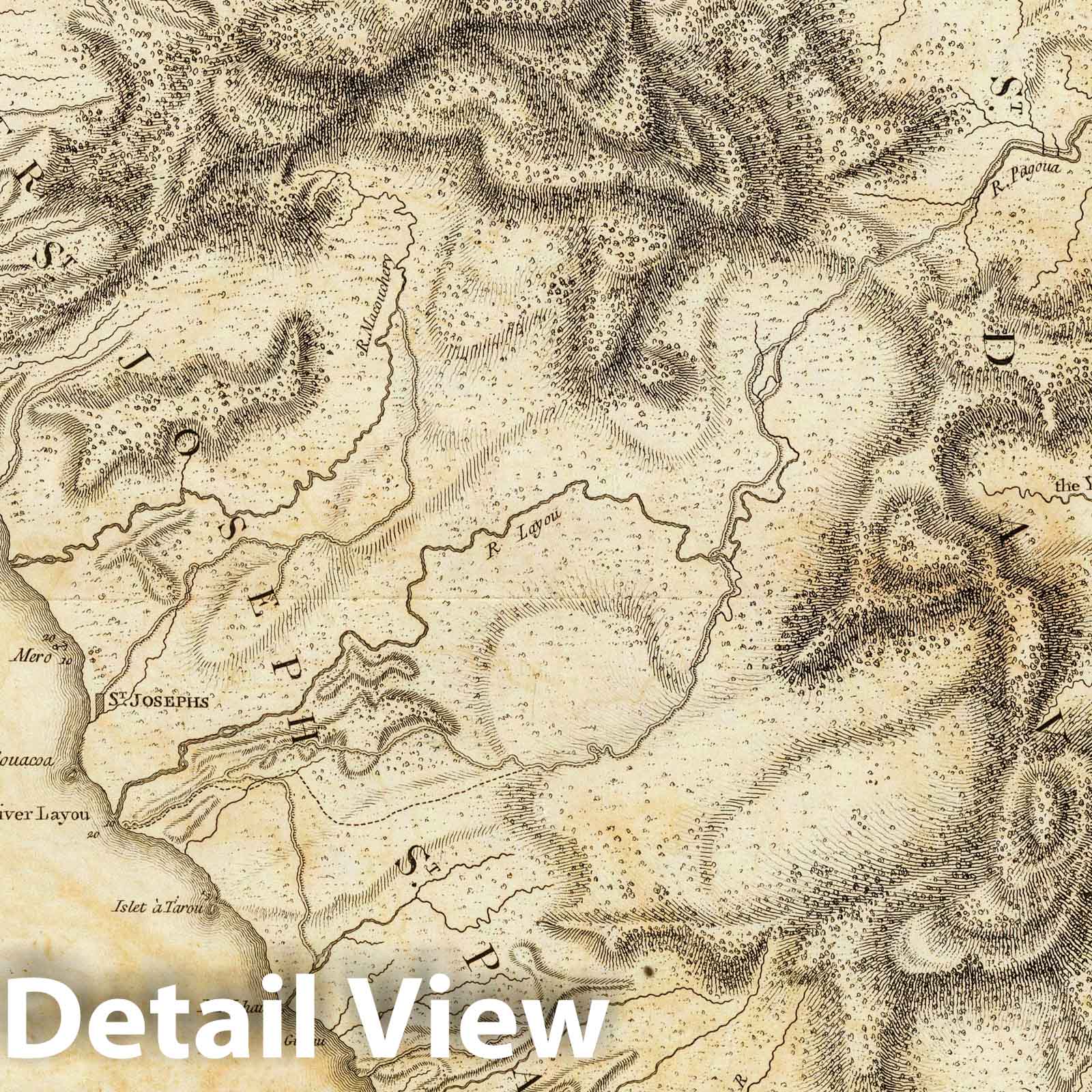 Dominica - Nautical Chart, 1775 - Historical Map Print