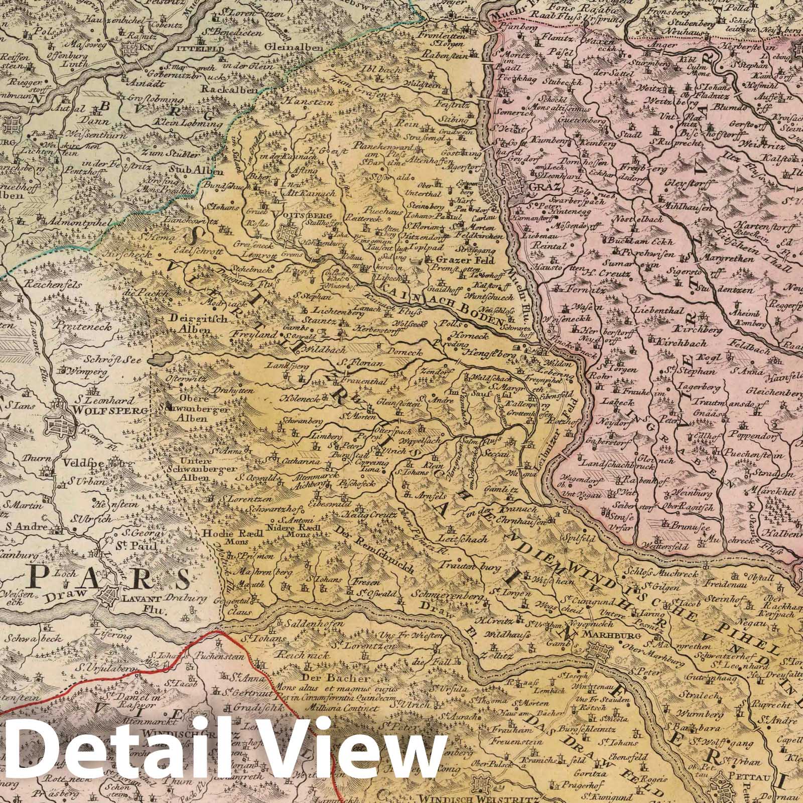 Styria (Austria, 1788) - Historical Map Reproduction