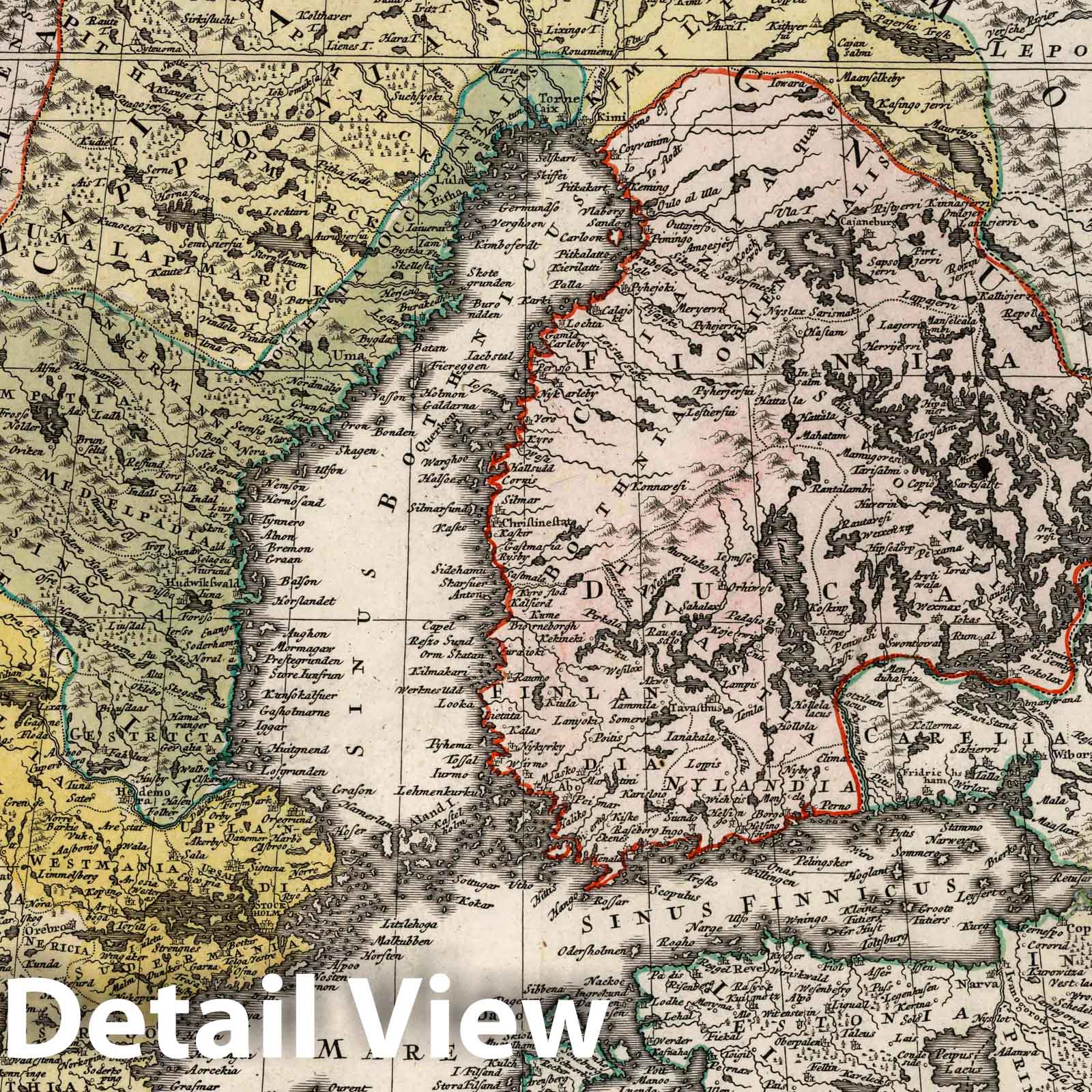Scandinavia, 1752 - Historical Map Print
