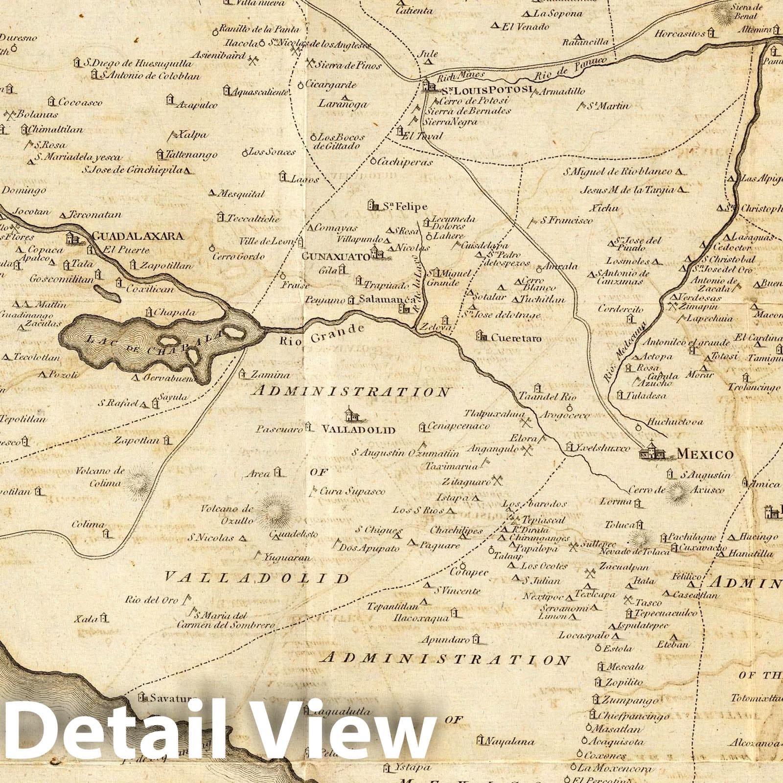 Historic Map : Exploration Book - 1810 Sketch of the, Internal Provinces of New Spain. - Vintage Wall Art