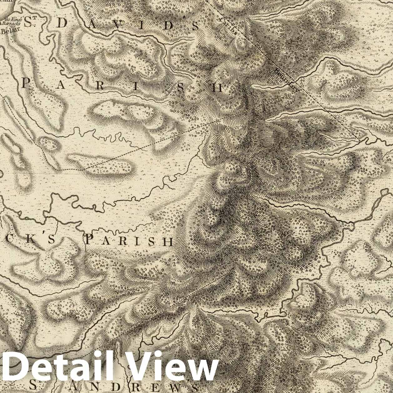 Saint Vincent - Nautical Chart, 1775 - Historical Map Reproduction
