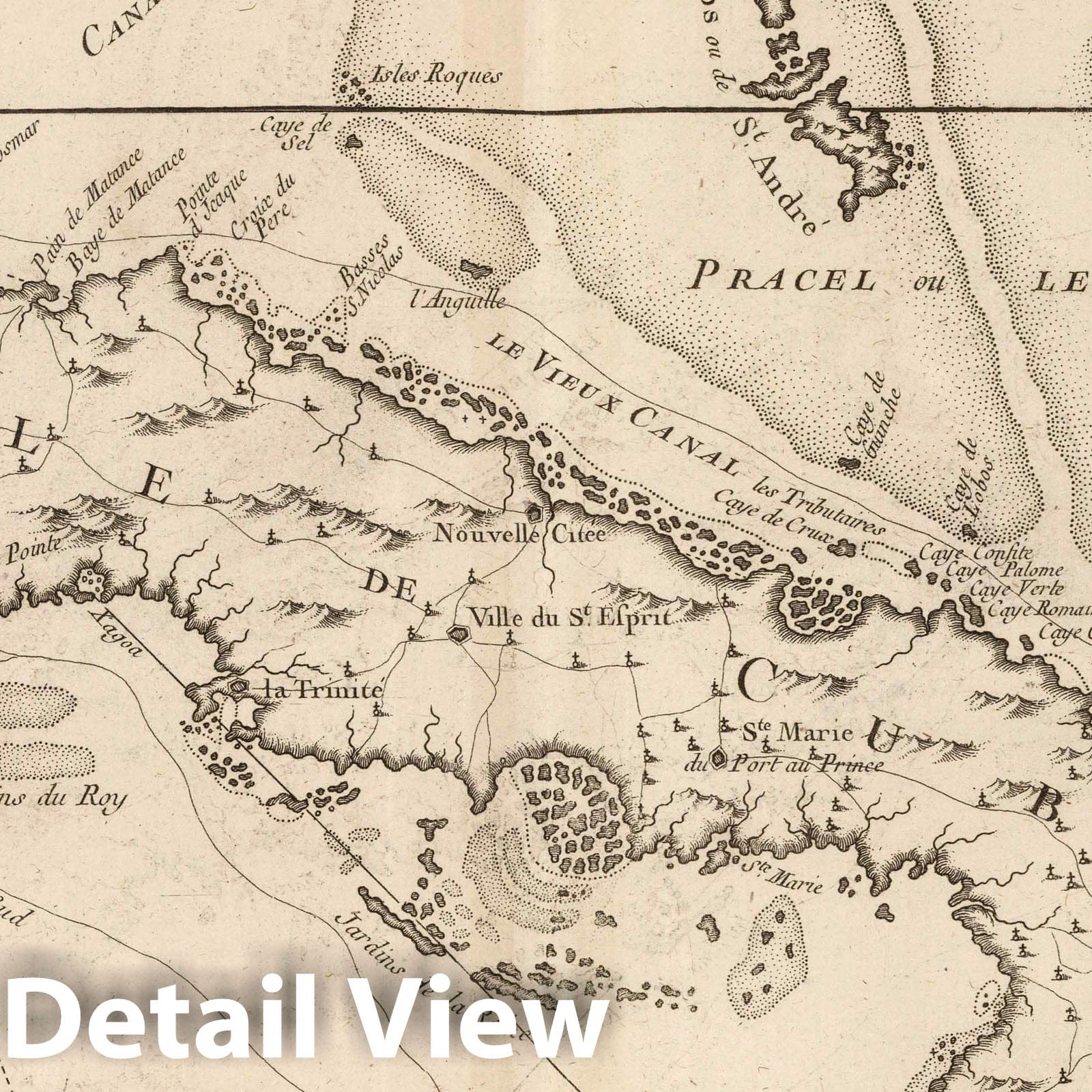 Cuba - Nautical Chart, 1764 - Historical Map Print