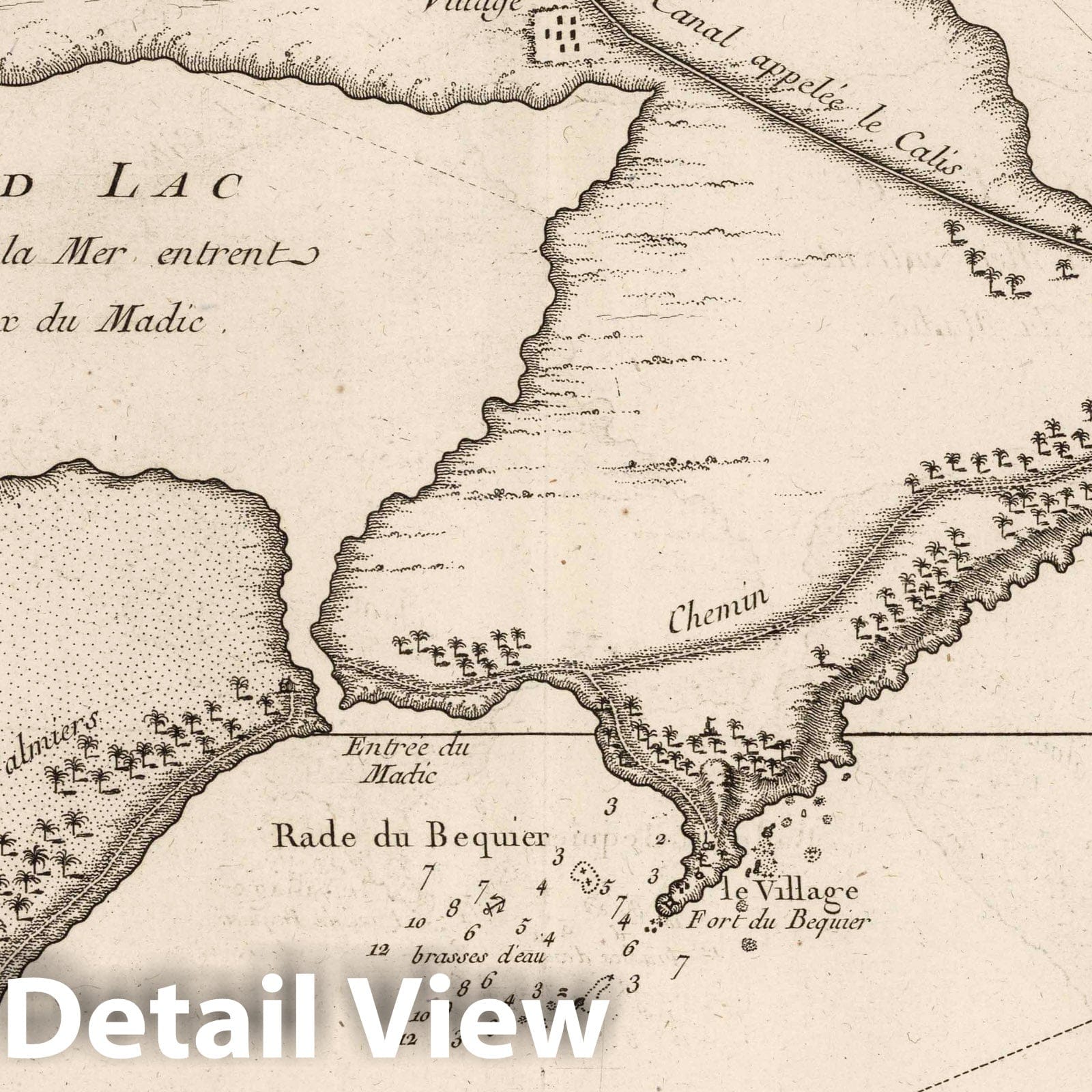 Egypt Coast from Alexandria to Rosetta - Nautical Chart, 1764