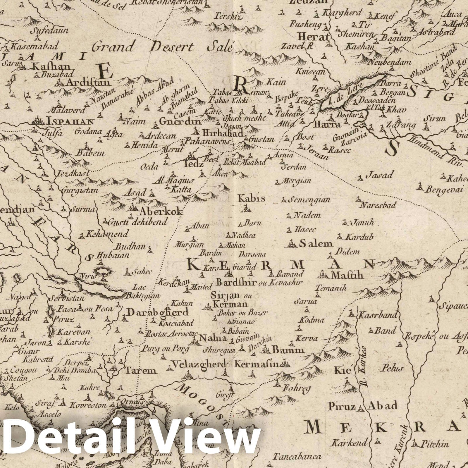 Persia - Nautical Chart, 1764 - Historical Map Reproduction
