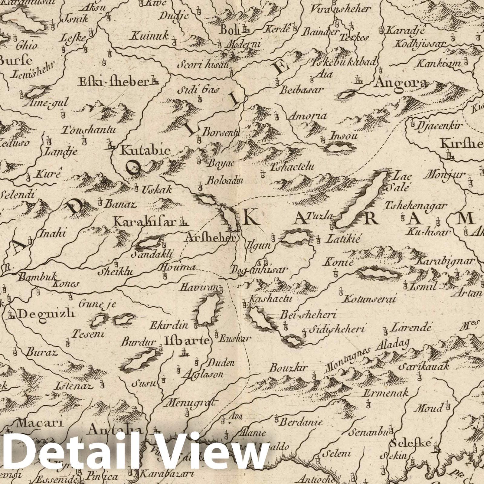 Asia Minor: Anatolia and Rumelia - Nautical Chart, 1764