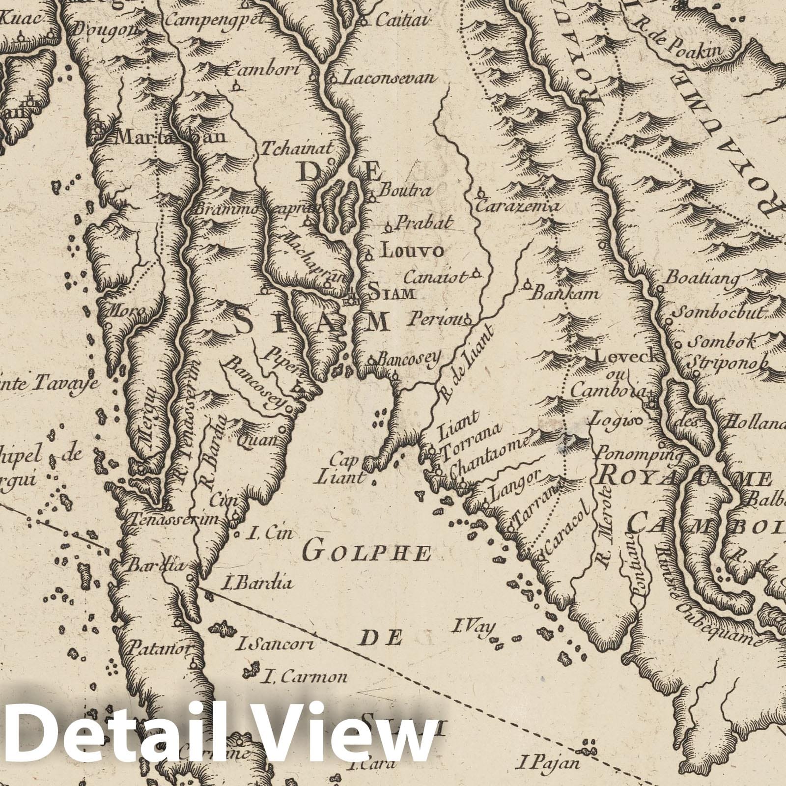 Map of the Kingdoms of Siam, Tonkin, Pegu, Ava, and Arakan - 1764 Nautical Chart
