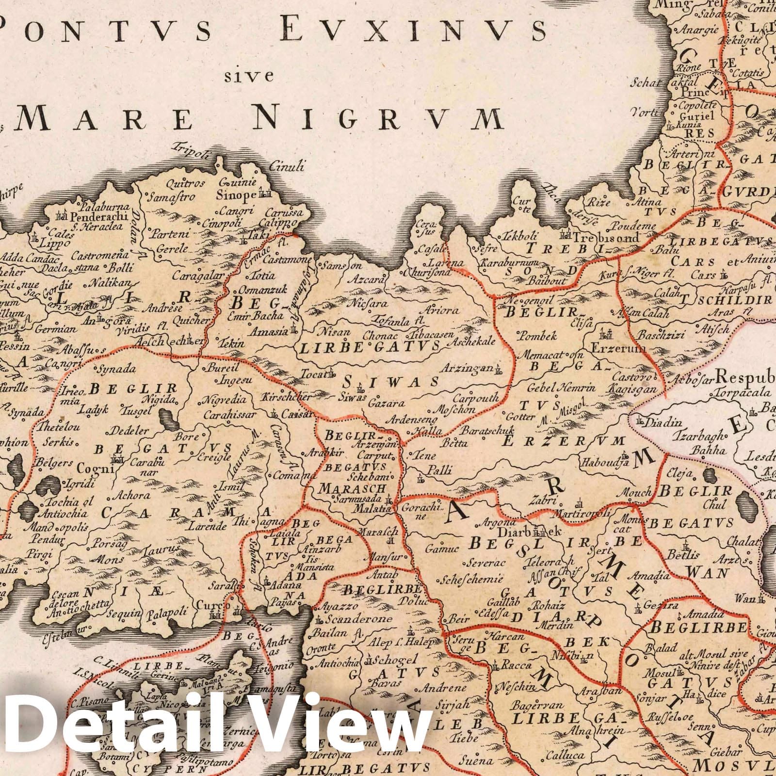 Anatolia, 1771 - Historical Map Print